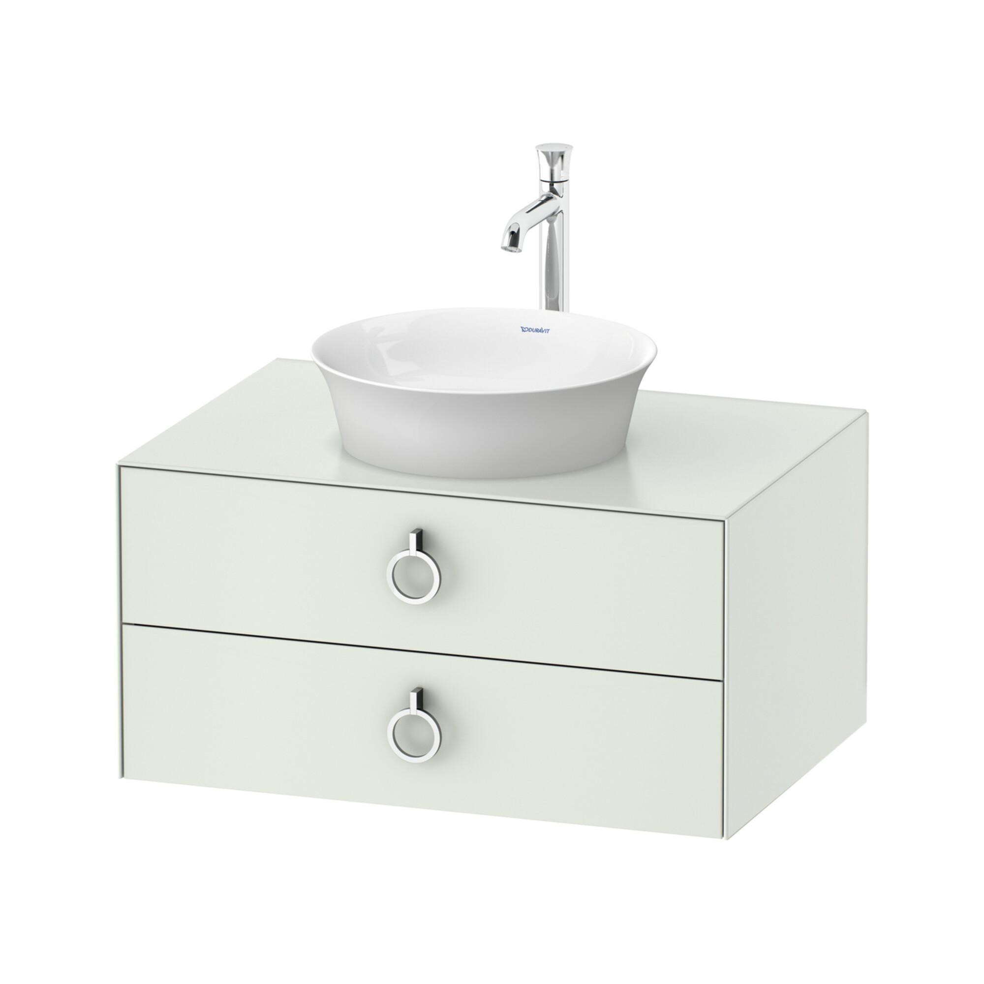 Duravit Waschtischunterschrank O. Es White Tulip 40,8X80X 55, 2 Schka., M Gr., We. S-Matt (WT4990036360010)