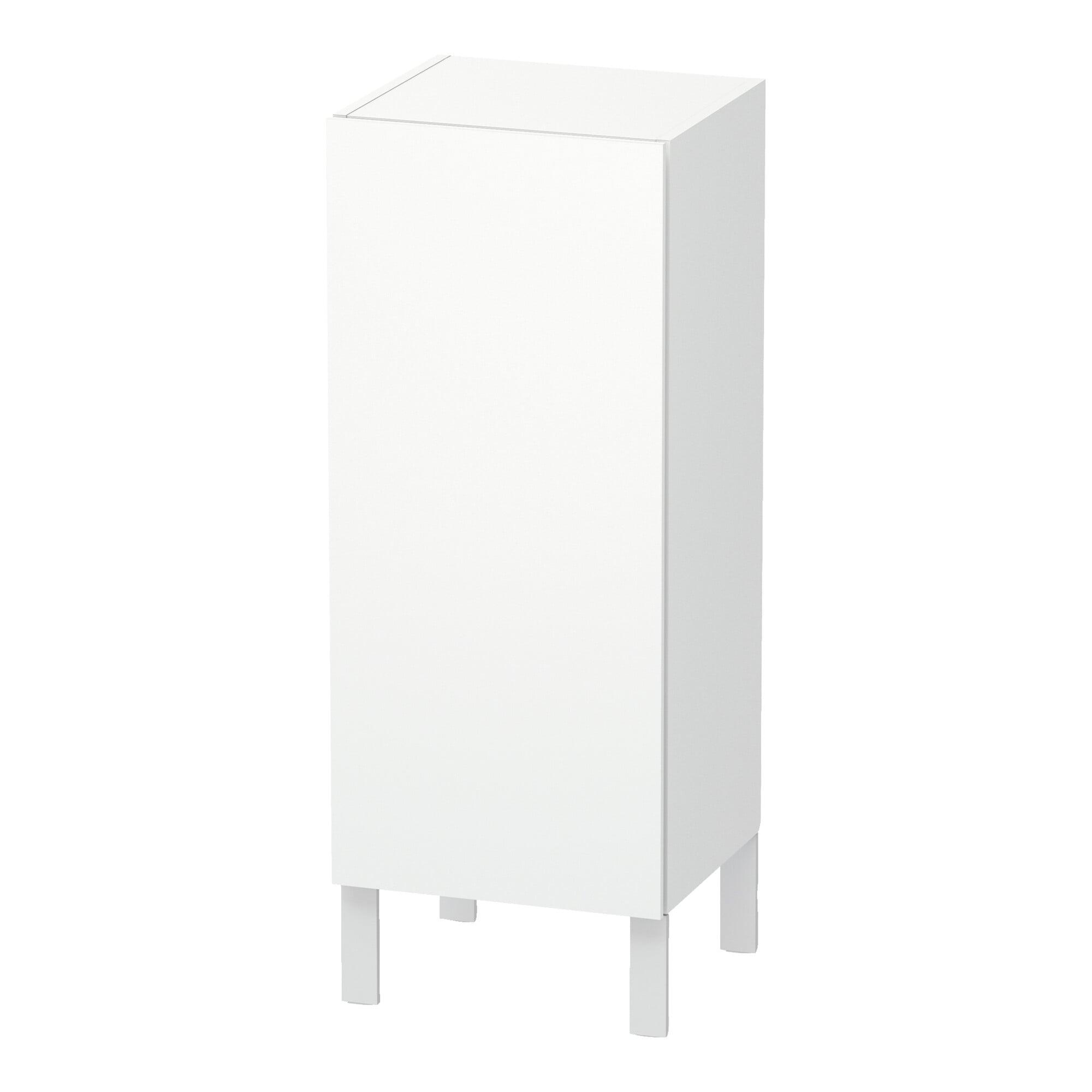 Duravit Halbhochschrank L-Cube Individual, TüR Links, Weiß Supermatt (LC1189L8484)