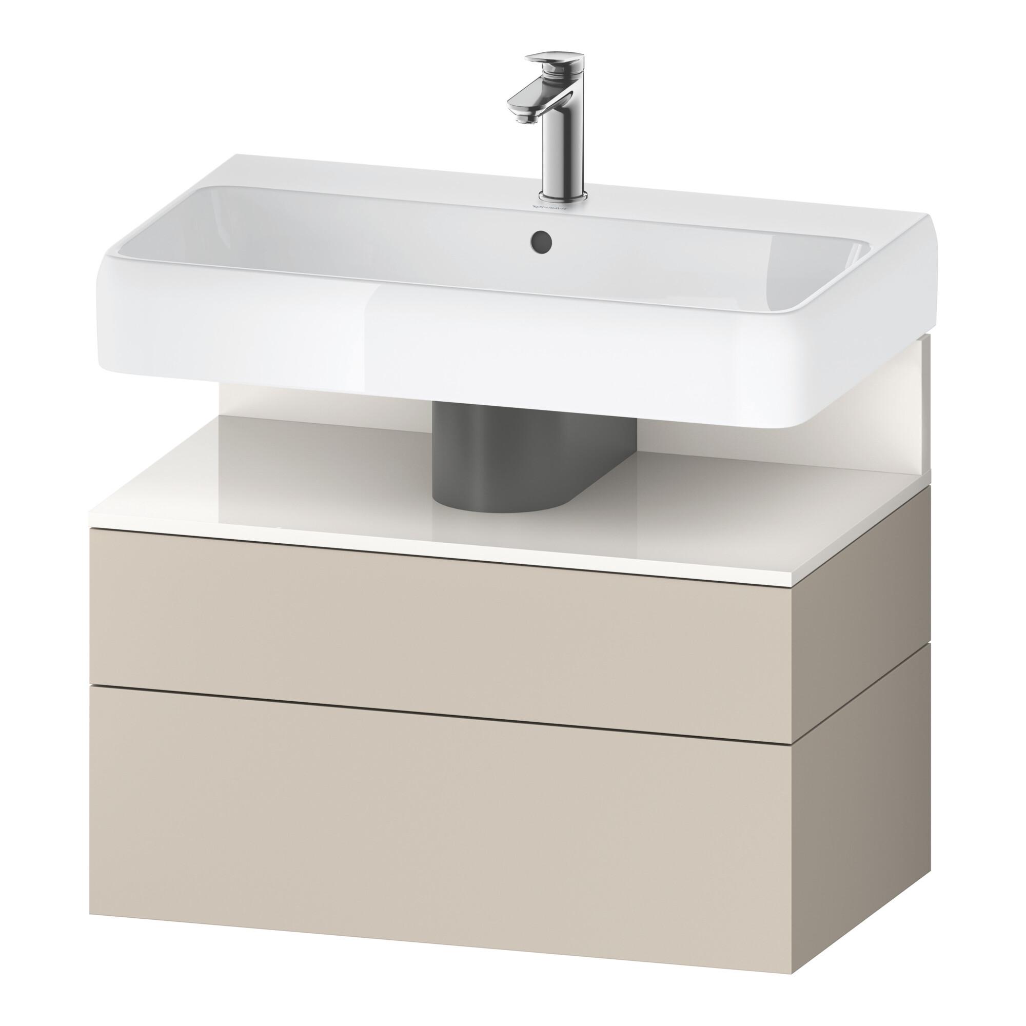 Duravit Waschtischunterschrank Qatego 79X47X59Cm, W G/Tau M, 1 Kast, 1 Ausz. (QA4394022830000)