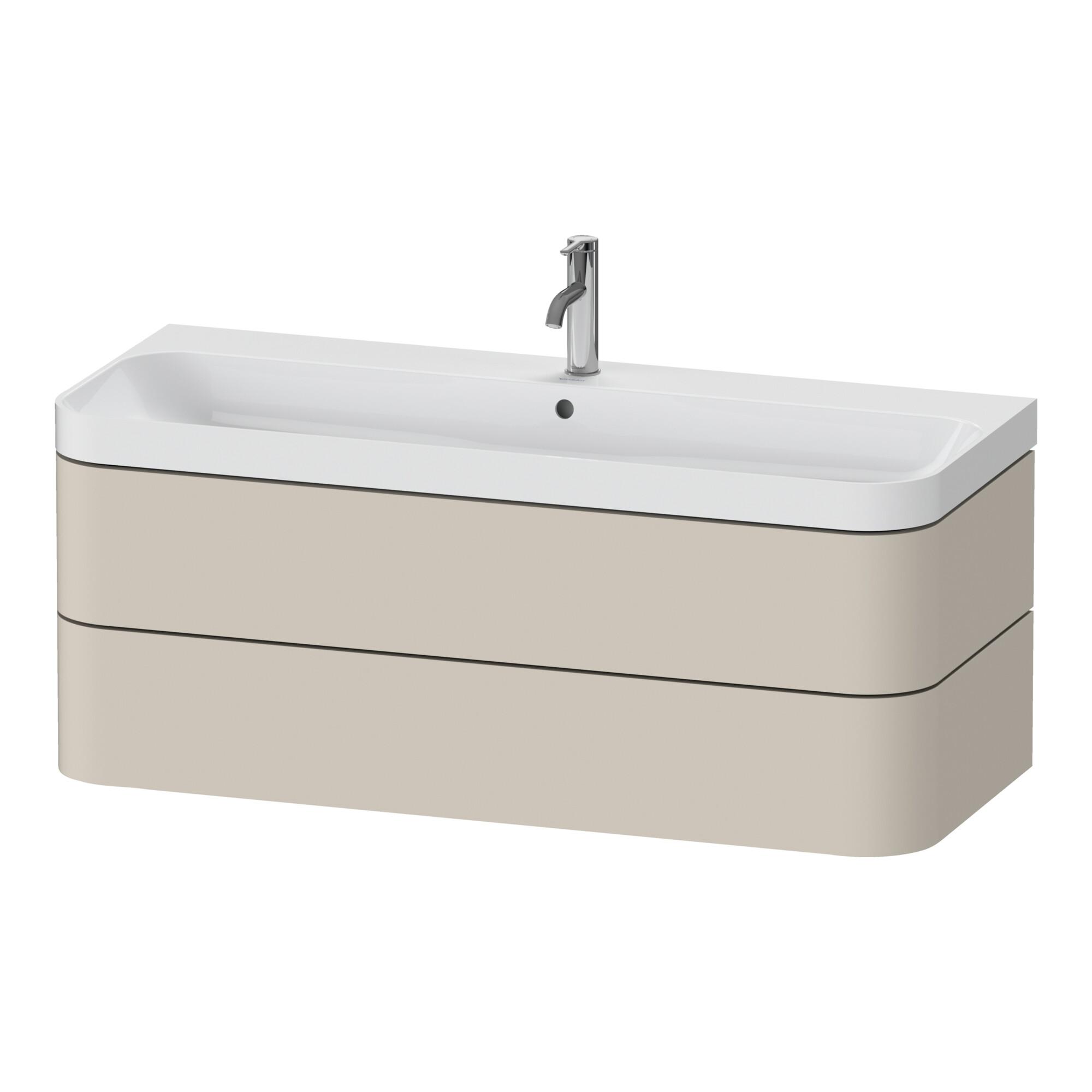 Duravit MöBelwaschtisch Happy D.2 Plus 117,5X49Cm, 2 Schubk., 1 Hl, Tau Matt (HP4349O83830000)