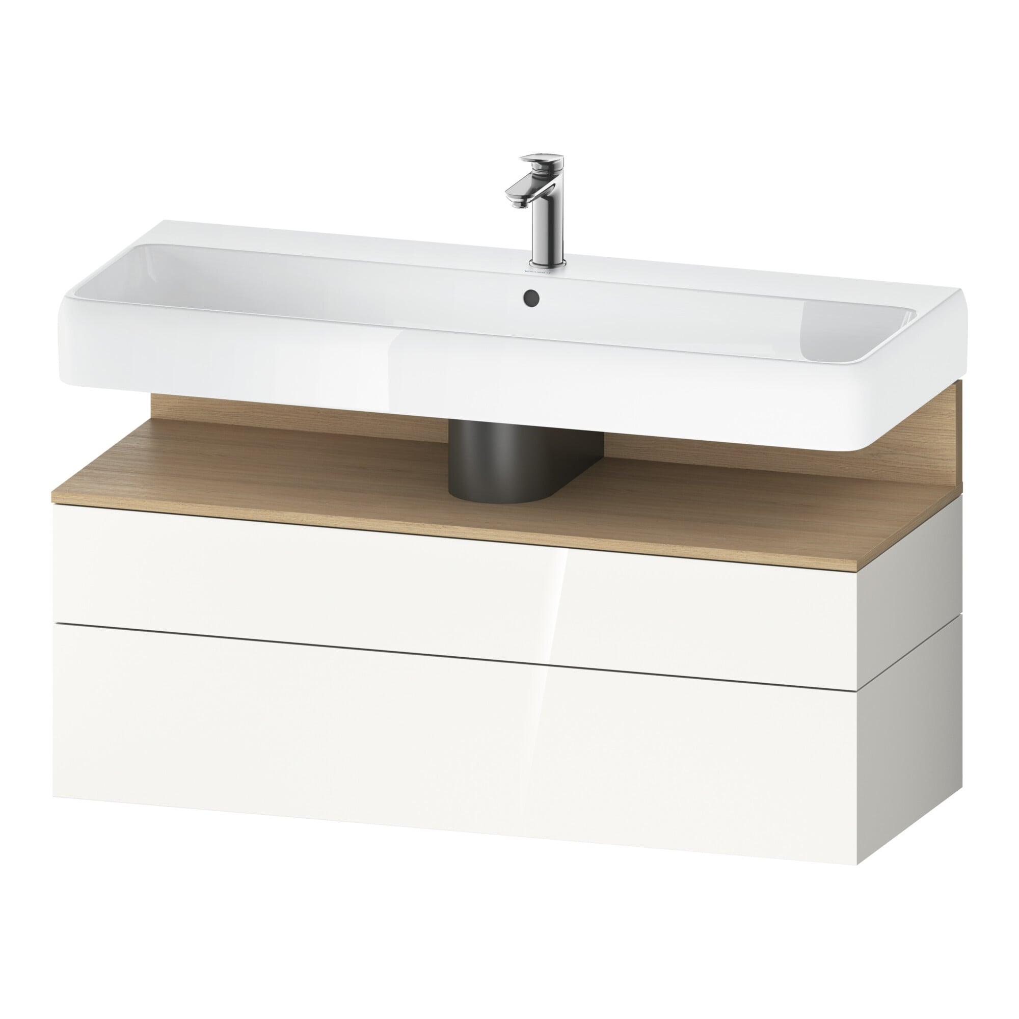 Duravit Waschtischunterschrank Qatego 119X47X59Cm, E Na/We G, 1 Kast, 1 Ausz. (QA4396030220000)