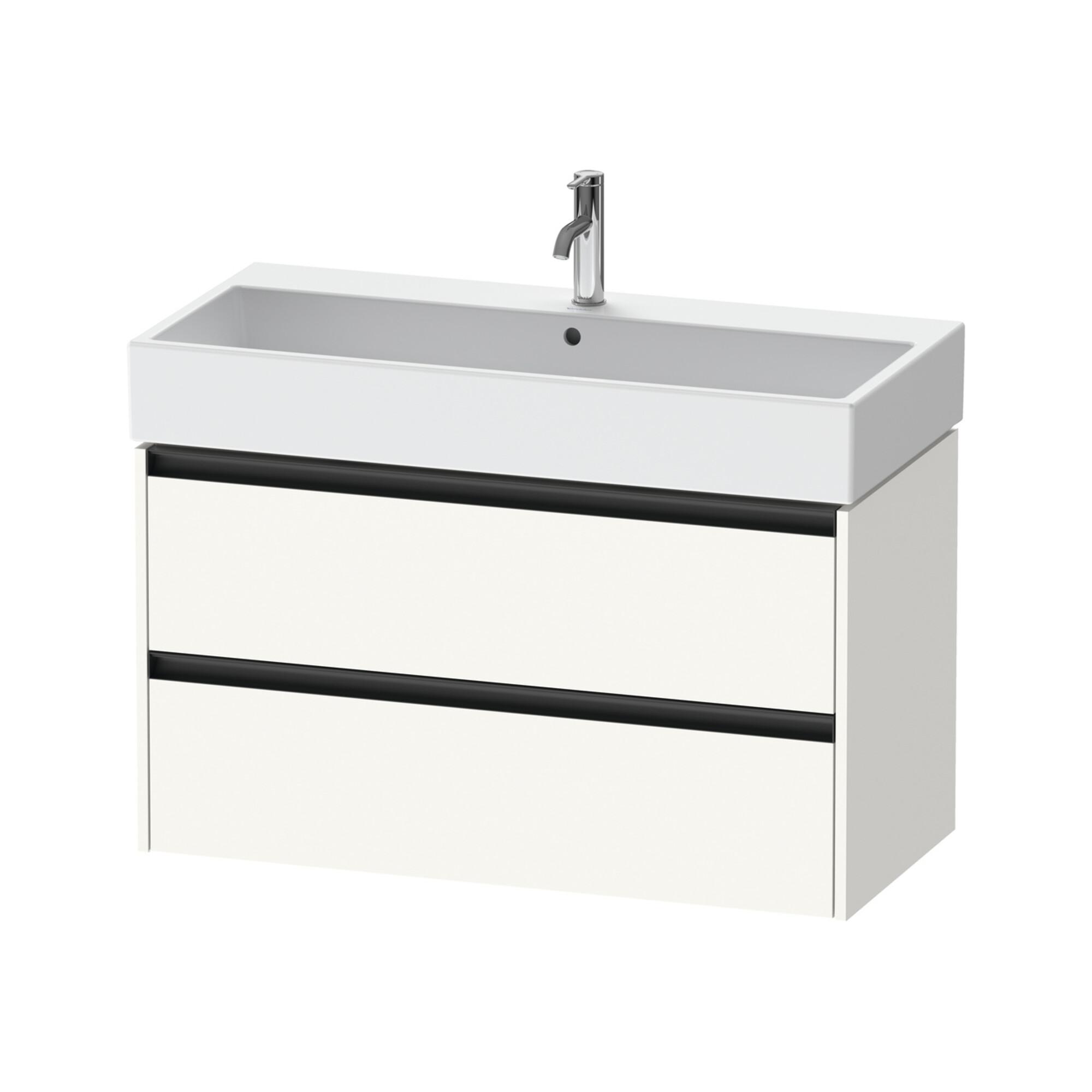 Duravit Waschtischunterschrank Ketho.2 98,4X46Cm, We. Matt, 2 Schub., WandhäNgend (K25278084840000)