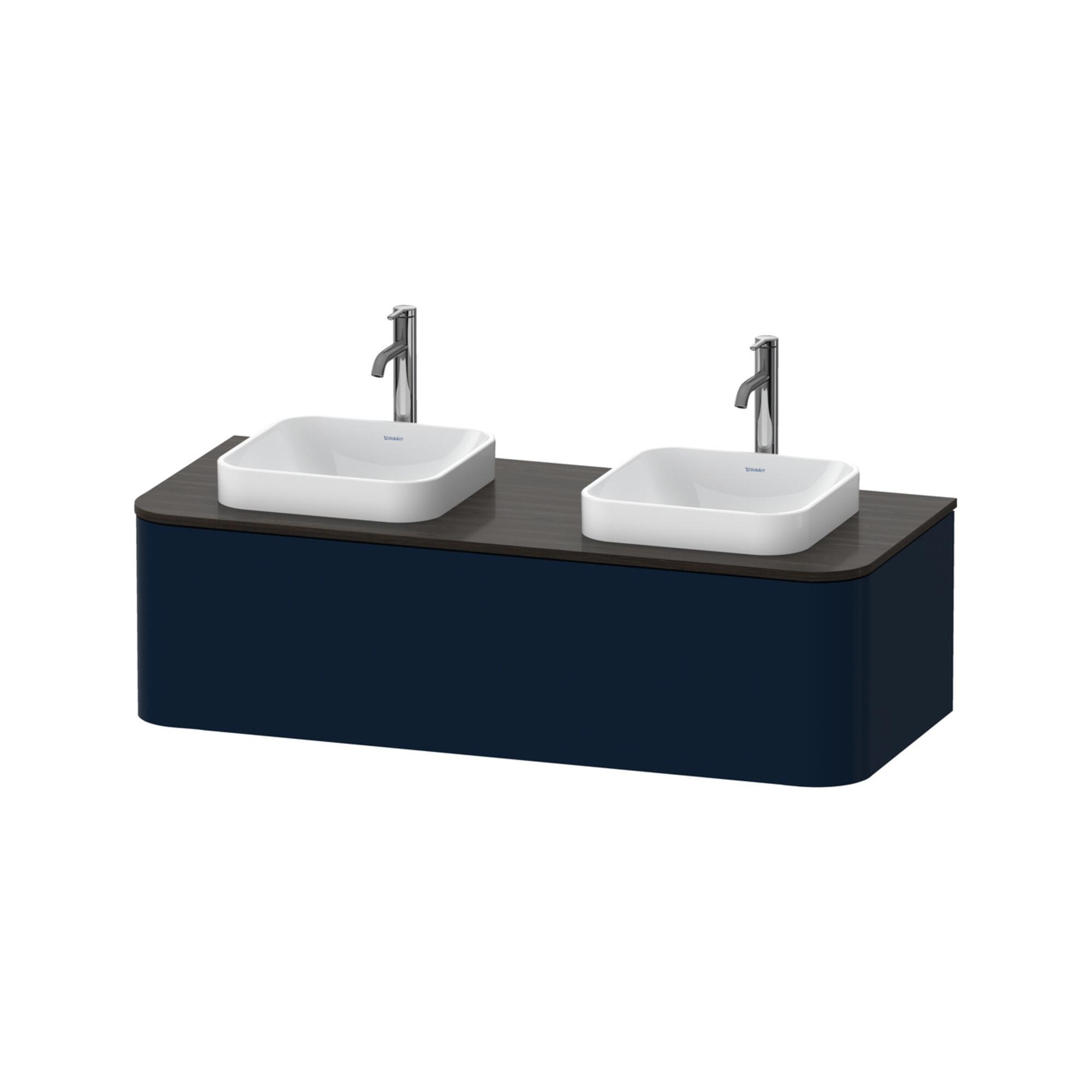 Duravit Waschtischunterschrank Happy D.2 Plus 130X55Cm, F Kons, 1 Ausz., Blau S-Matt (HP4943B9898)