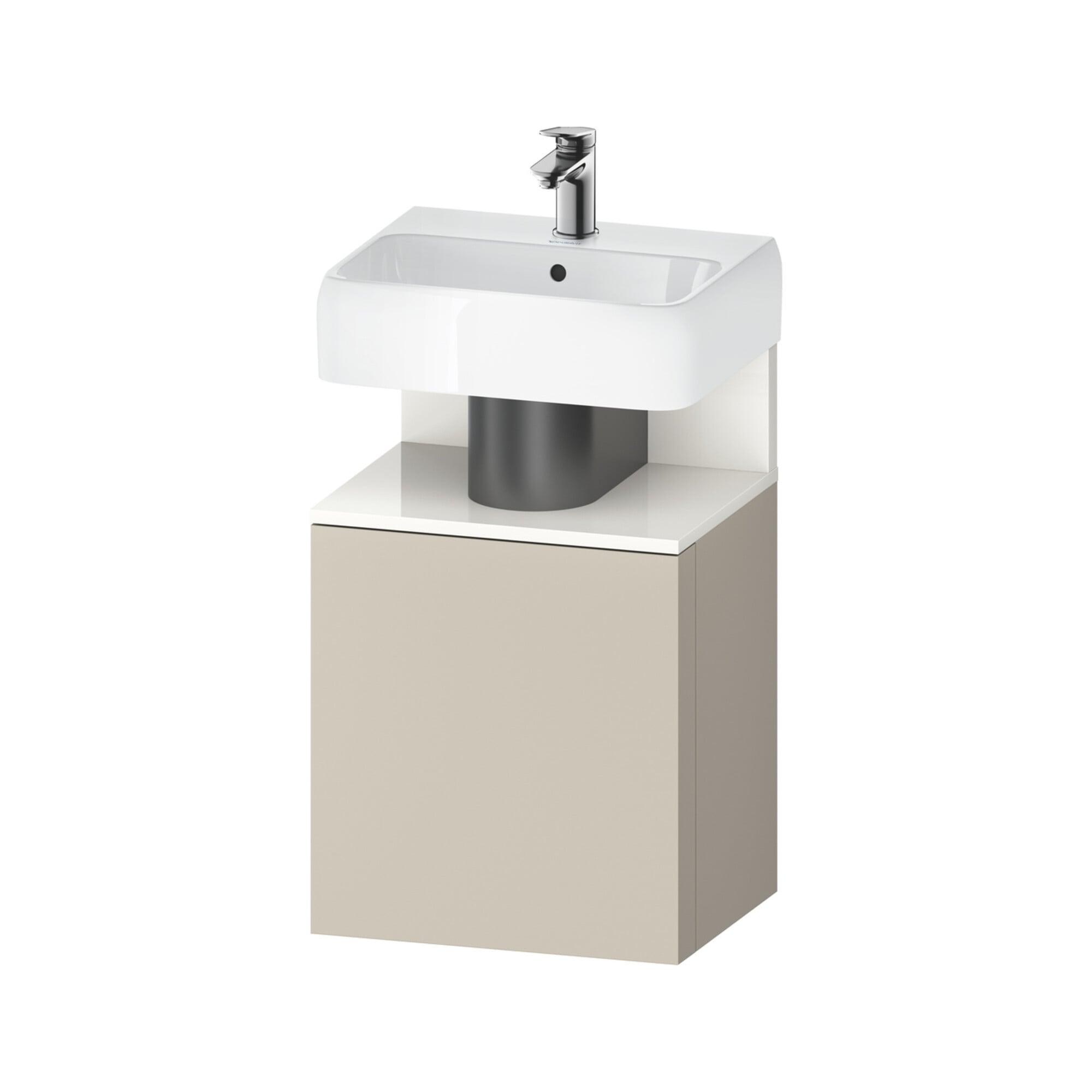 Duravit Waschtischunterschrank Qatego 44X35X64,5Cm, 1 T, T R, W Hgl/Taupe Matt (QA4076R22830000)