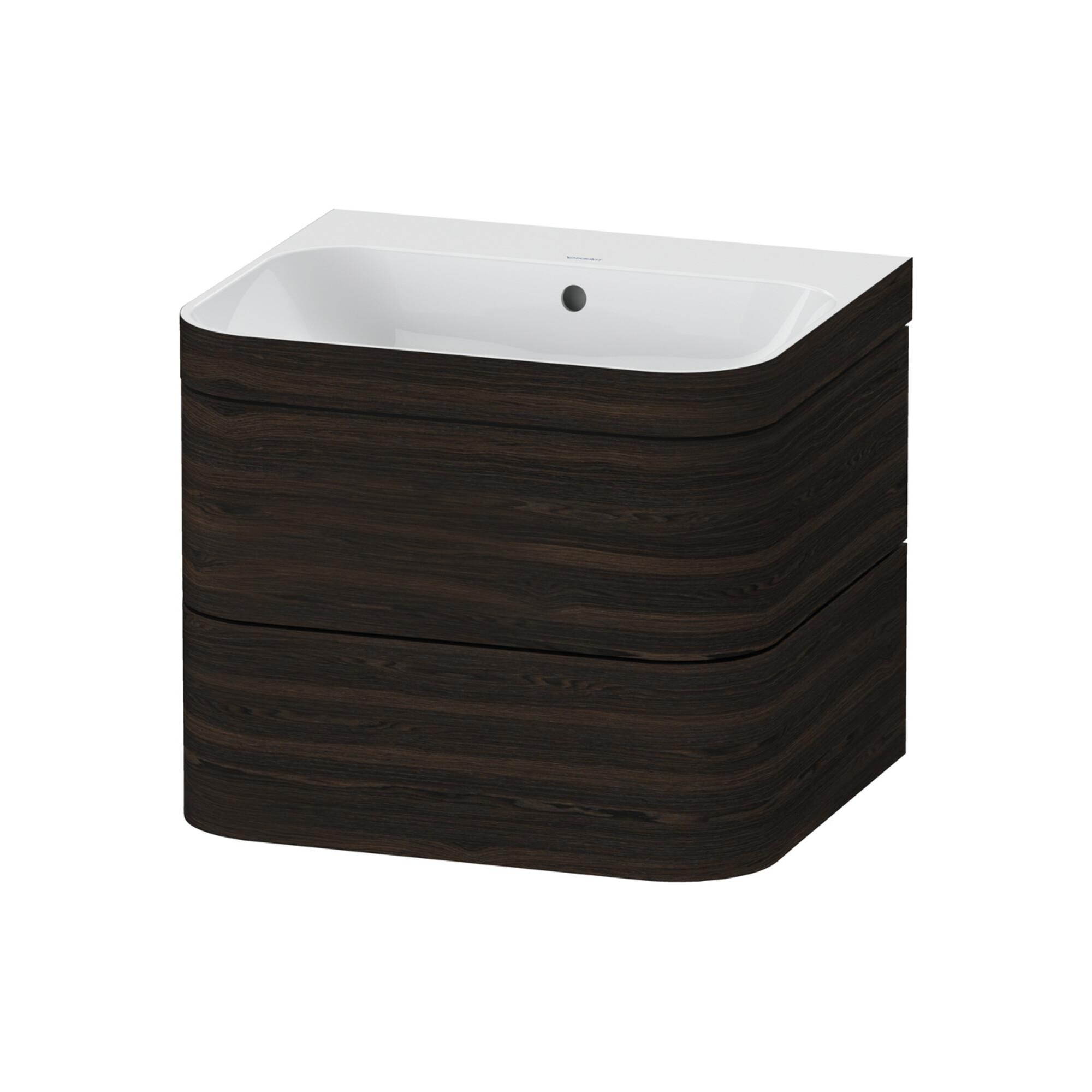 Duravit MöBelwaschtisch-Unterschrank Happy D.2 Plus 57,5X49Cm, O. Hl, Nussb Geb., 2 Schubk. (HP4635N6969)