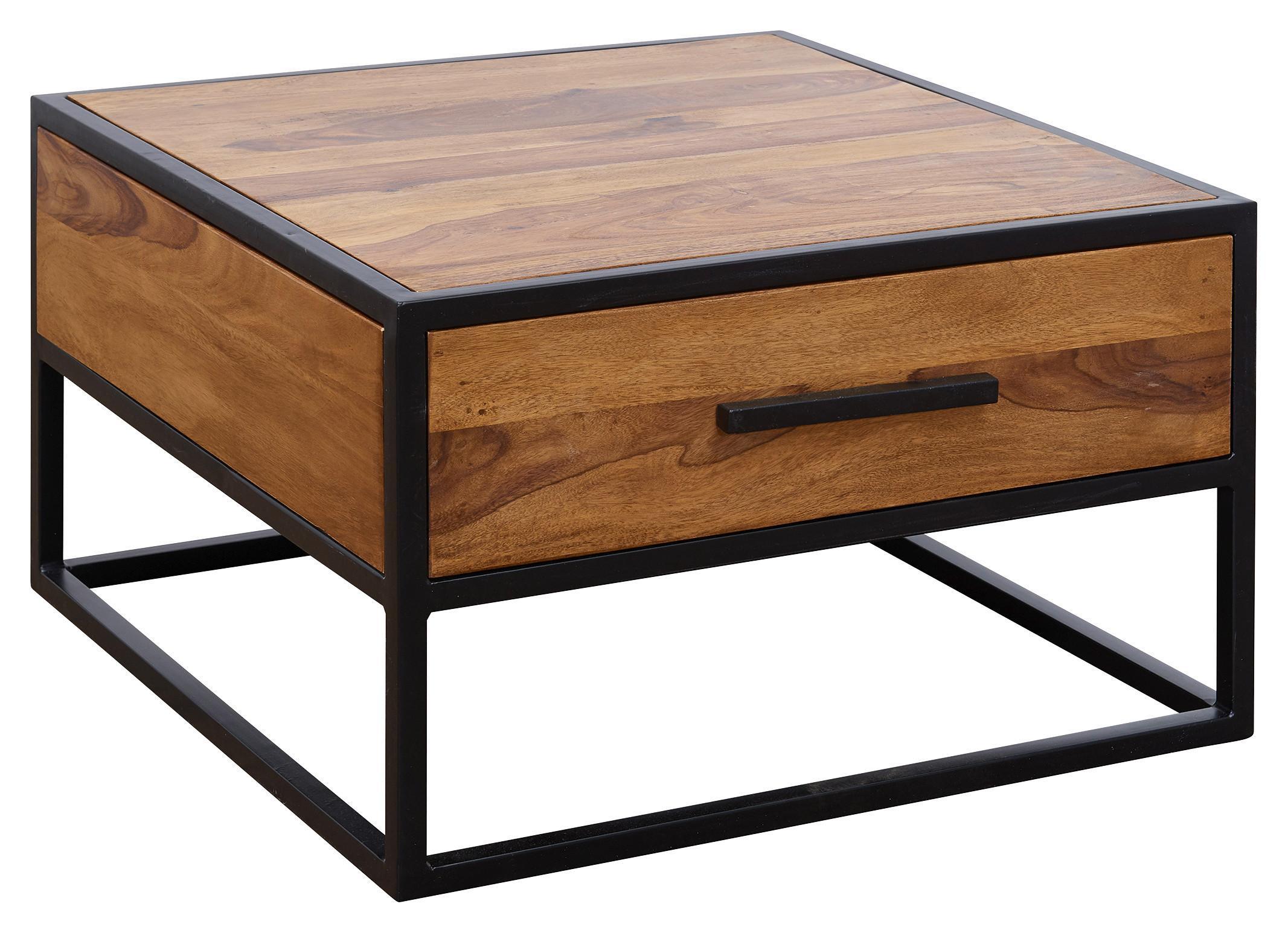 Couchtisch WL5.623 Ca. 65X65 Cm Sheesham