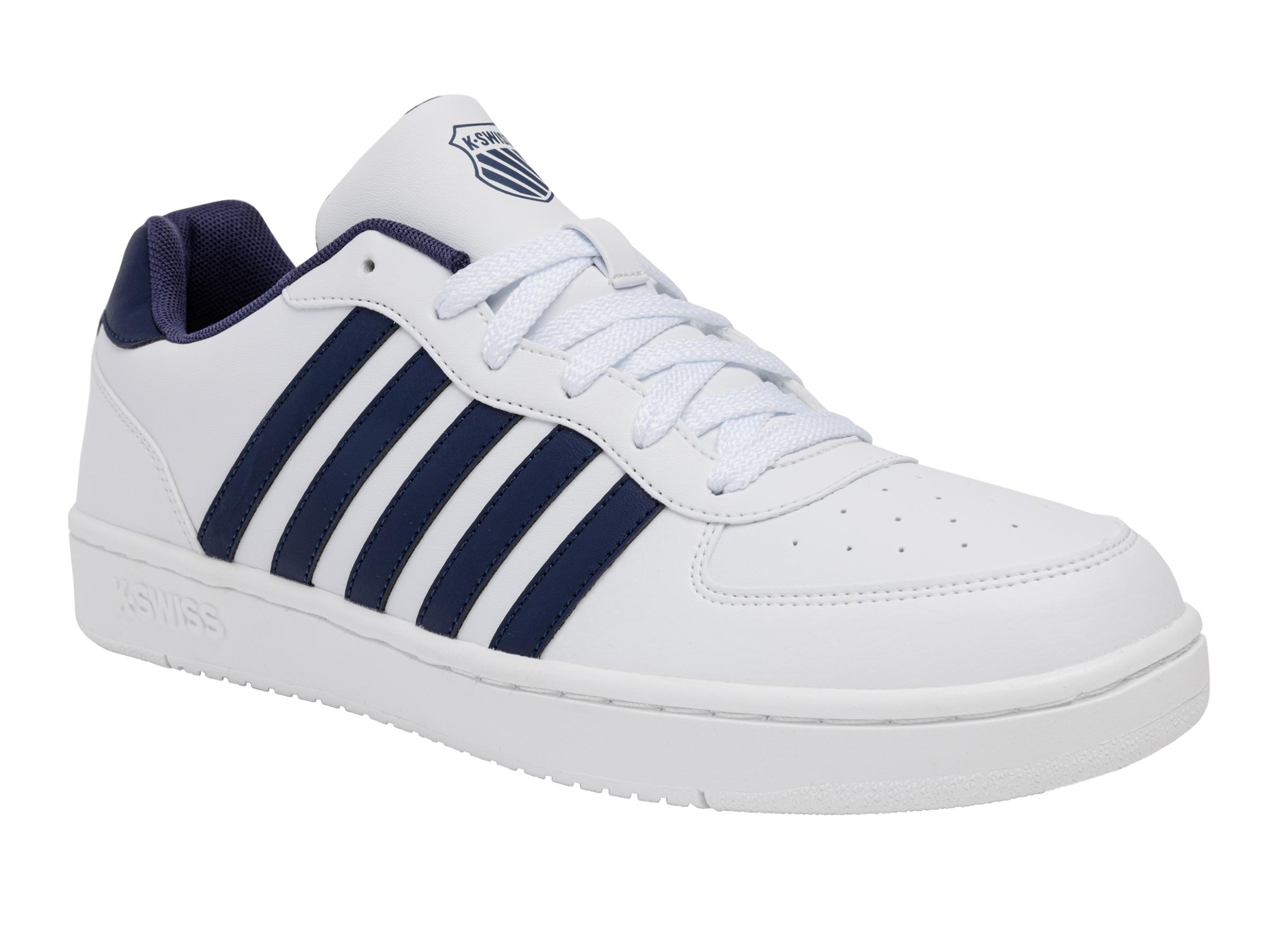 Sneaker K-SWISS "Court Kali", Herren, Gr. 43, Blau (Weiß, Indigo), Synthetik, Schuhe Sneaker
