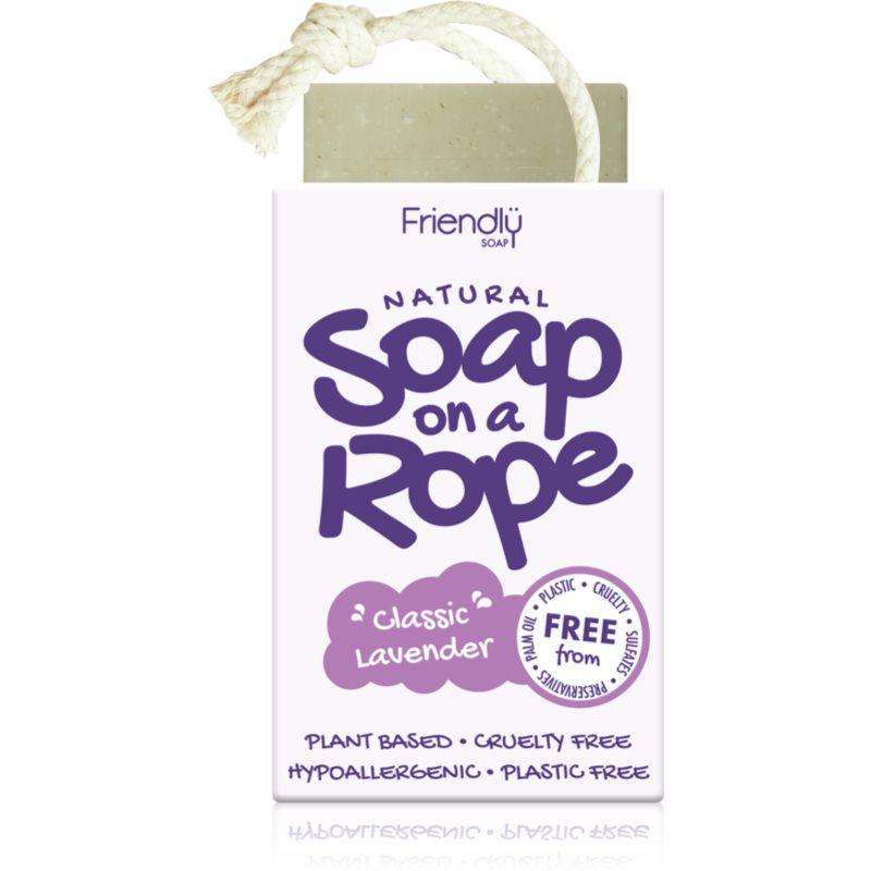 Friendly Soap Soap on a Rope Lavender Natuurlijke Zeep aan een touwtje 95 g