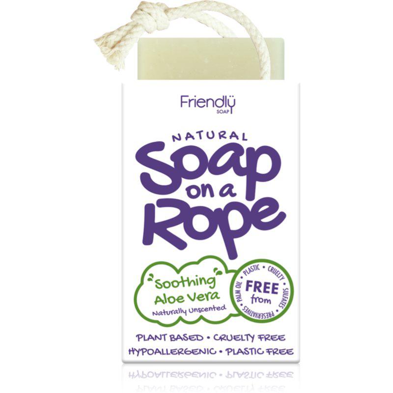 Friendly Soap Soap on a Rope Aloe Vera Natuurlijke Zeep aan een touwtje 95 g
