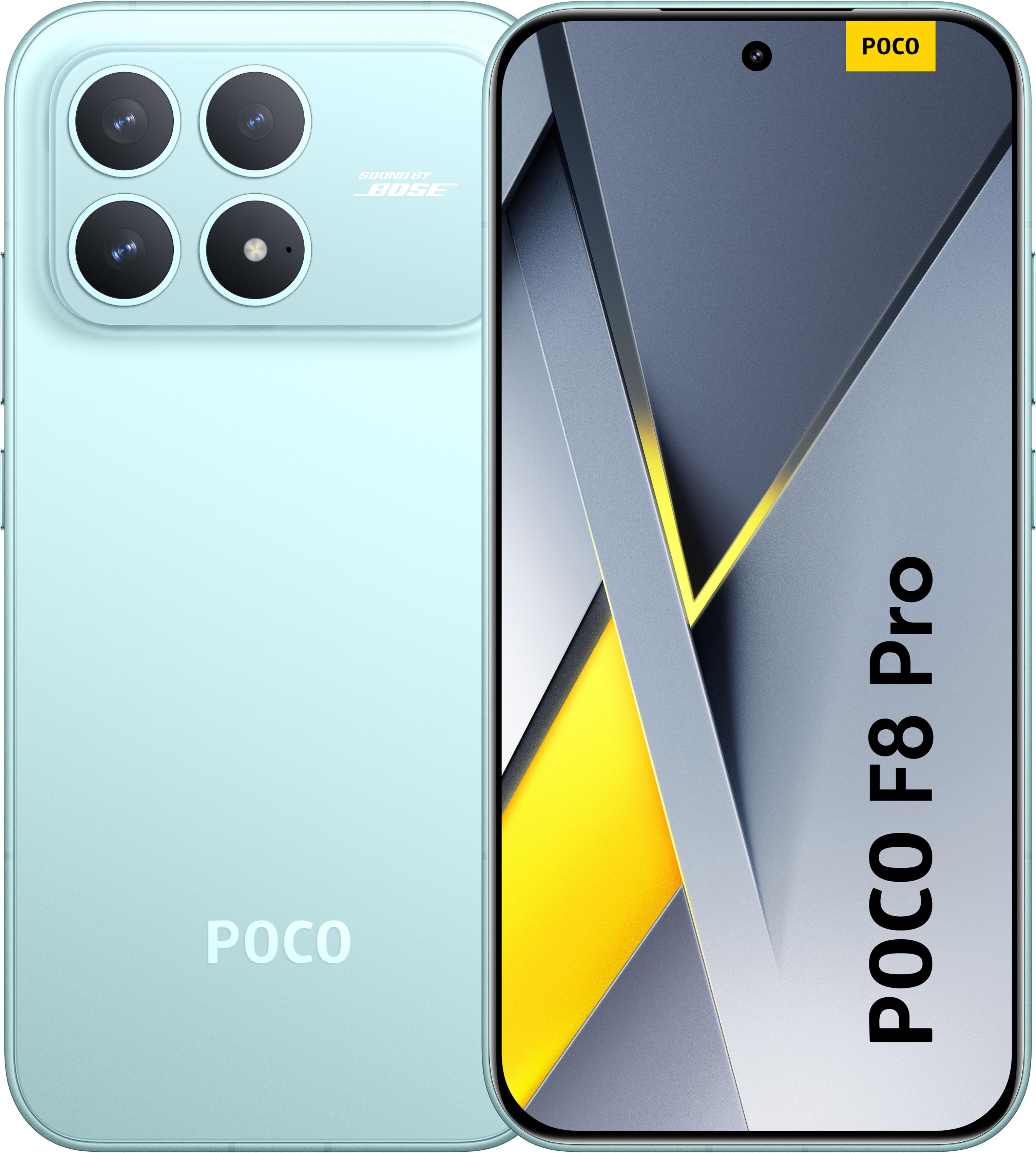 XIAOMI Smartphone "POCO F8 Pro", Energieeffizienz: A, blau, 512 GB, Mobiltelefone, Smartphone