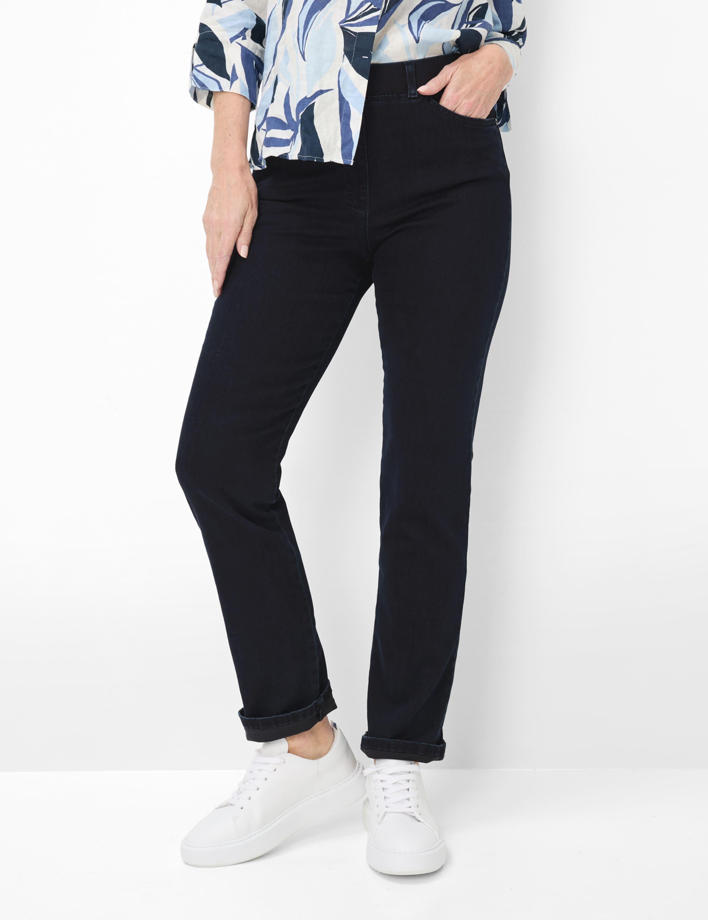 Raphaela by Brax Damen Schlupfhose Style LAVINA JOY DARK BLUE, denim dunkelblau, Gr. 38