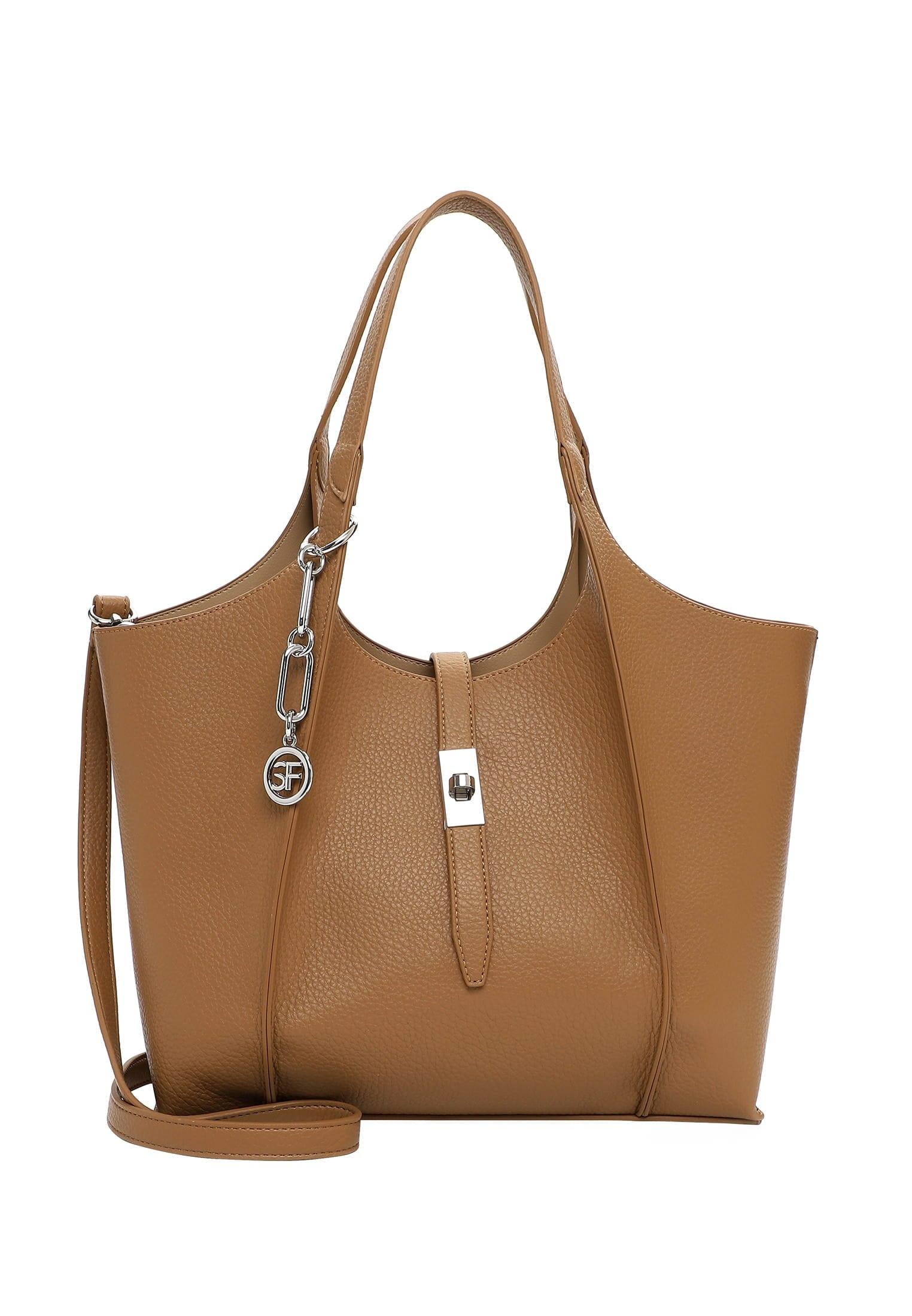 Shopper Suri Frey "Shopper Sfy Daggy", Damen, Gr. B/H/T: 40Cm X 27Cm X 13Cm 0, Gelb (Sahara 920), Polyurethan, Taschen Shopper