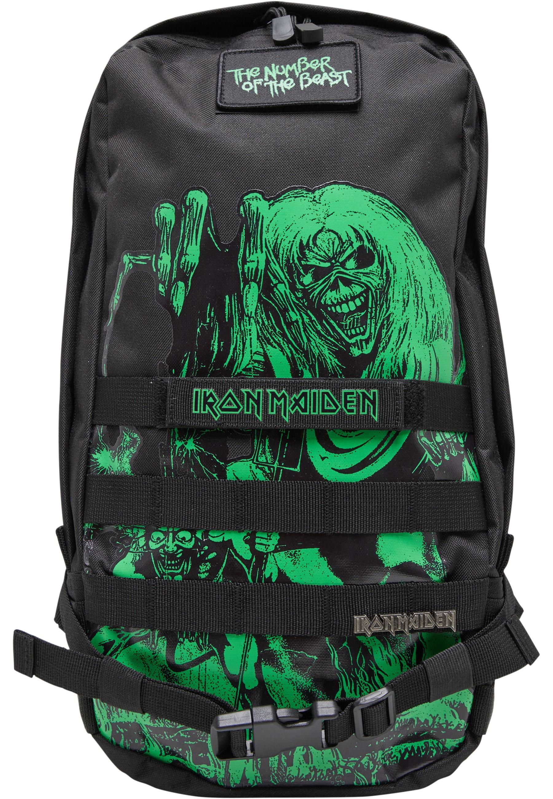 Rucksack Brandit "Brandit Iron Maiden Us Cooper Daypack Notb", Gr. Onesize, Schwarz, Polyester, RucksäCke Rucksack