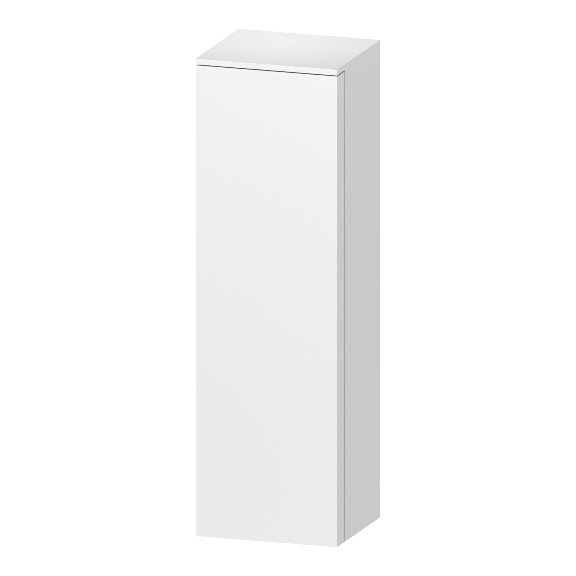 Duravit Halbhochschrank Qatego 40X36X1320Cm, 1 T., Anschl Li, Weiß Matt (QA1345L18180000)