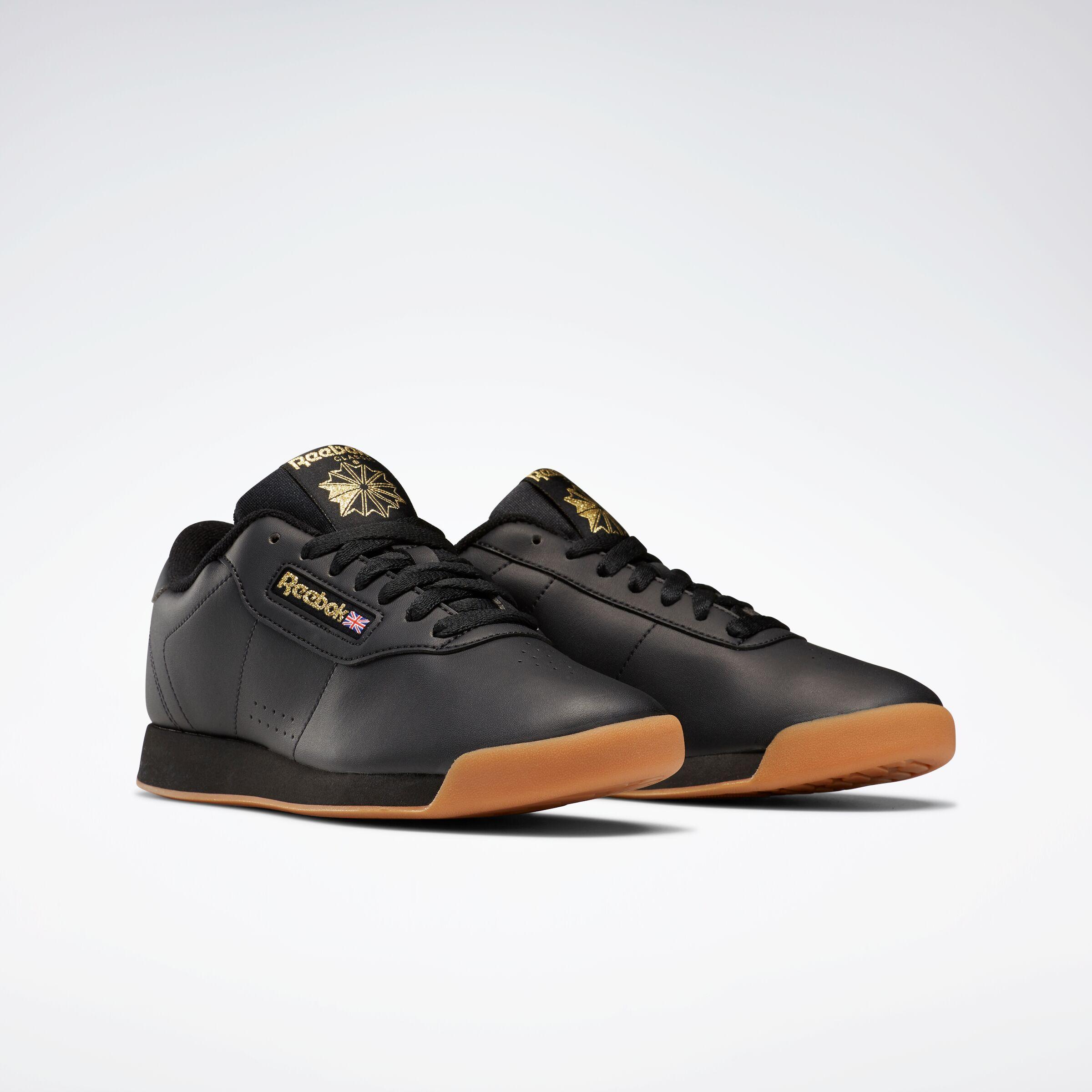 Sneaker Reebok Classic "Princess", Damen, Gr. 42,5, Schwarz (Schwarz, Gum), Synthetik, Schuhe Sneaker