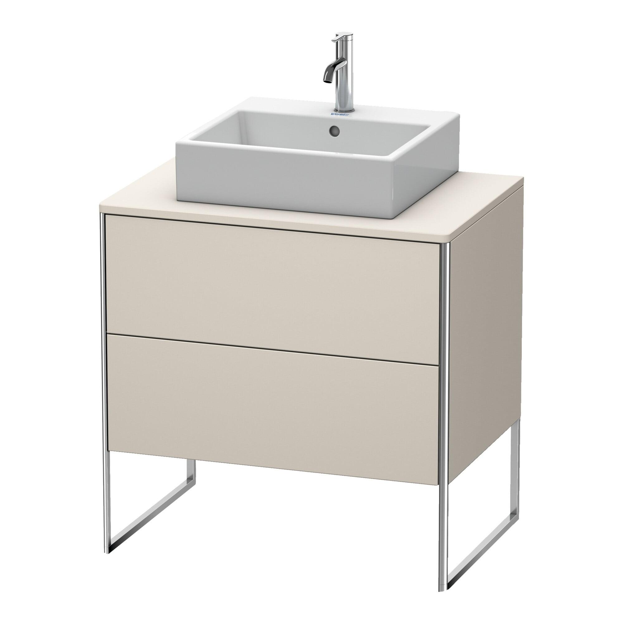 Duravit Waschtischunterschrank Xsquare 80X54,8Cm, T Matt, F K, 2 Ausz., Steh. (XS492008383)