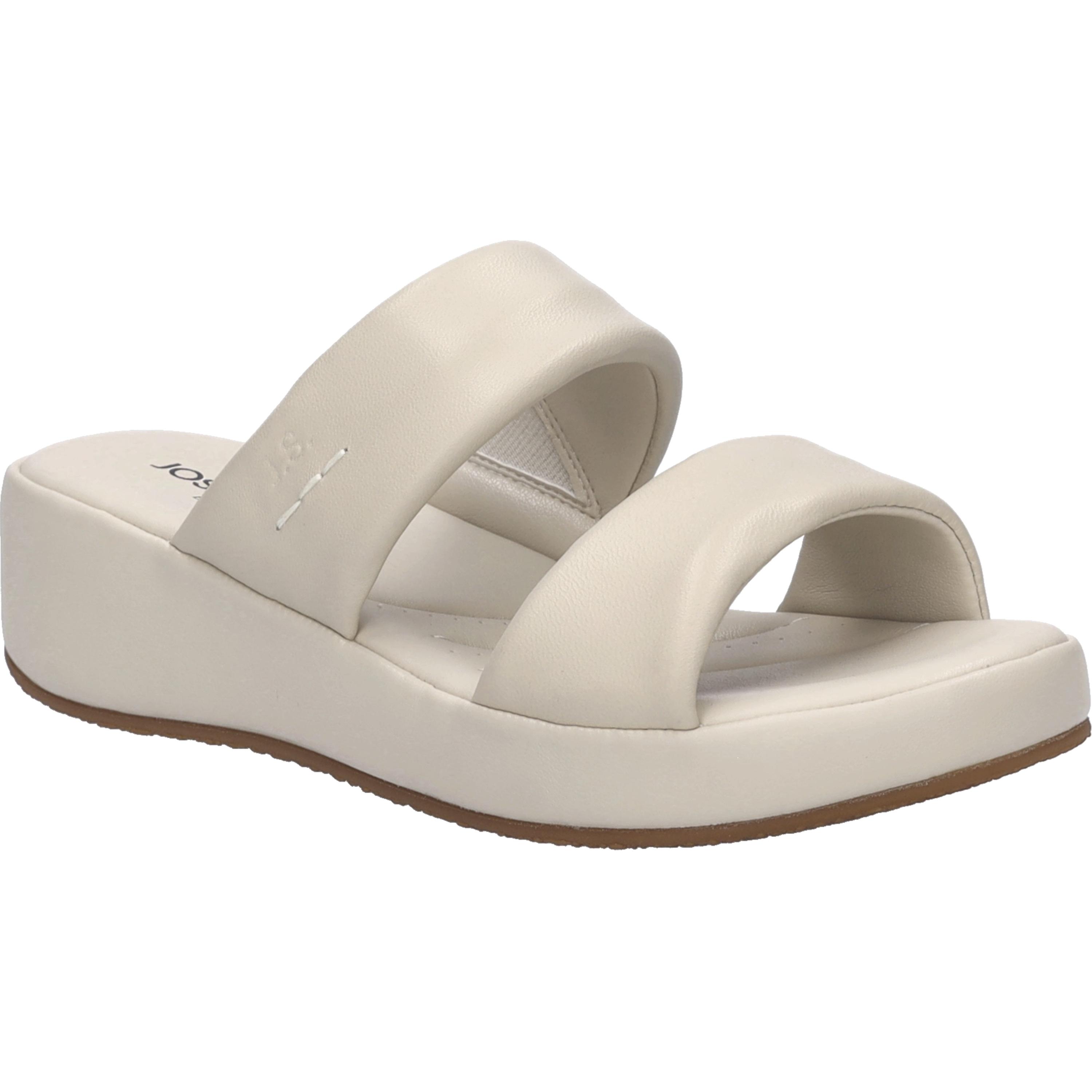 Slipper Josef Seibel "Eve 05, Biscuit", Damen, Gr. 36, Beige (Biscuit), Obermaterial: 100% Rindsleder Leather Cow., Schuhe Slipper