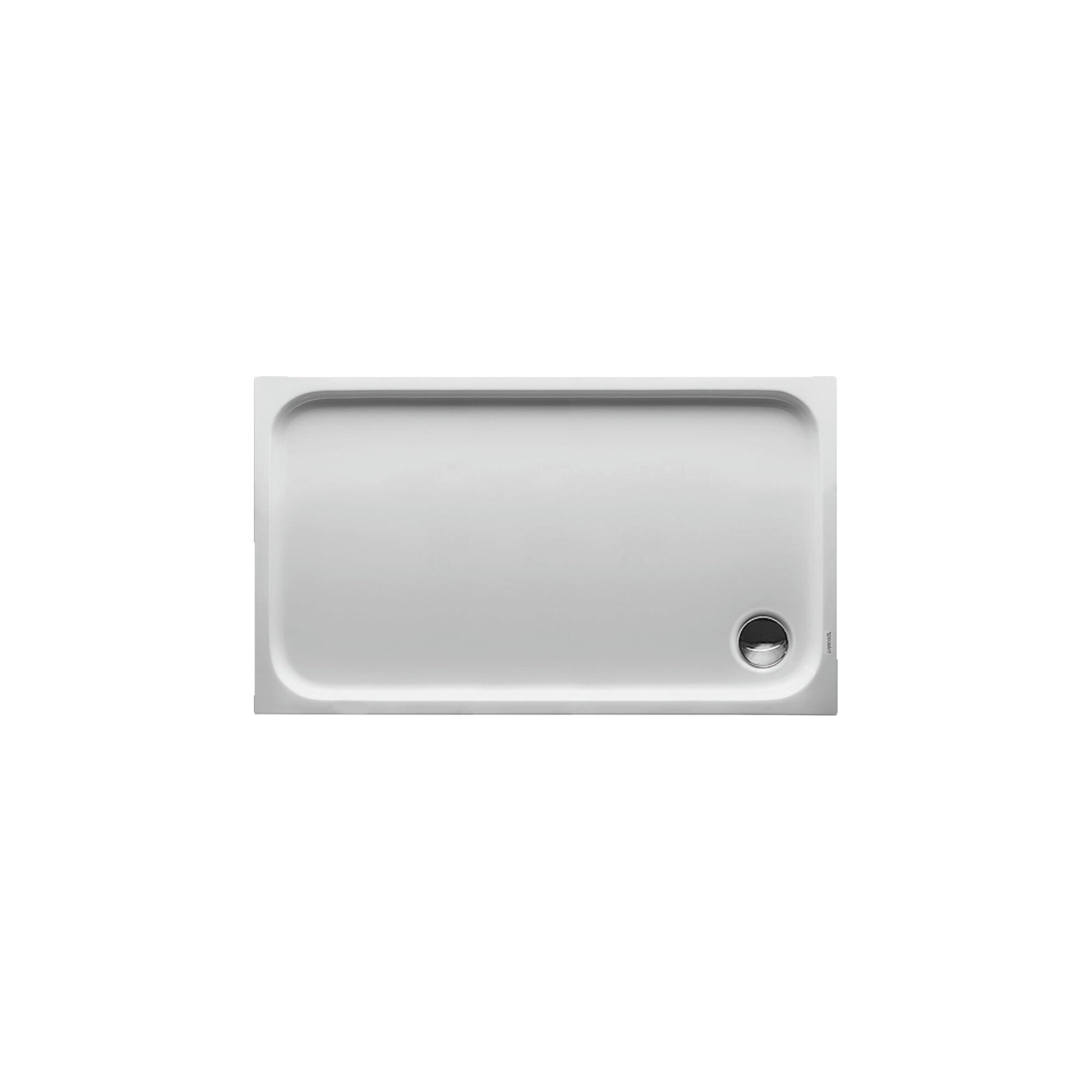 Duravit Rechteck-Duschwanne D-Code 120X70X8,5Cm, Antislip, Weiß (720094000000001)