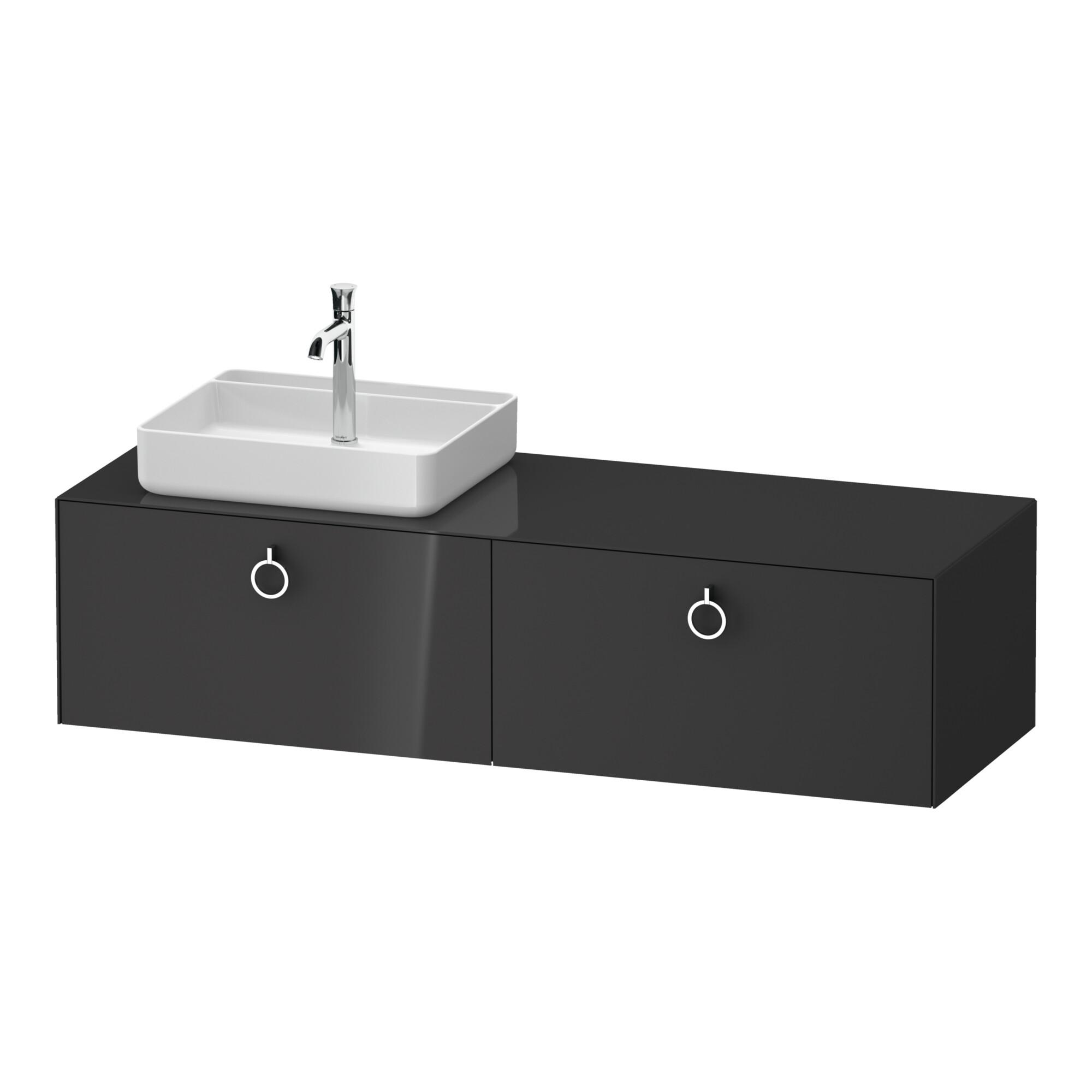 Duravit Waschtischunterschrank White Tulip 160X55Cm, B L, Gra G, K Ein/M Be (WT4890LH1H10010)