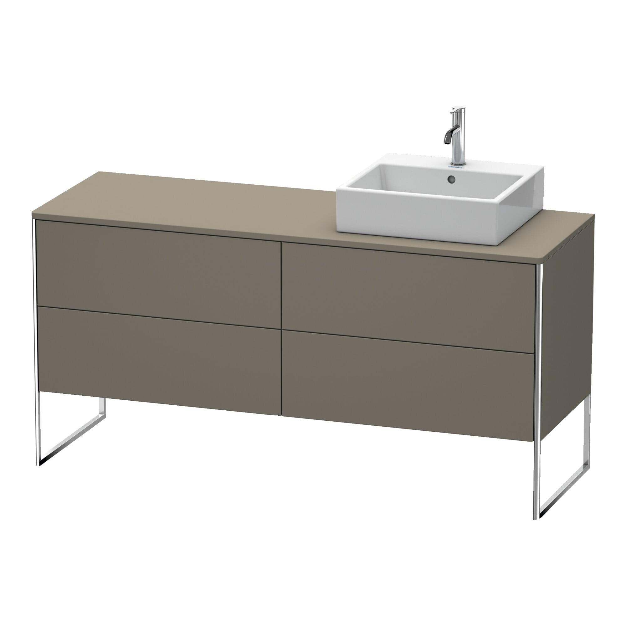 Duravit Waschtischunterschrank Xsquare 160X54,8X77,8Cm, 4 Az, St, B R, F G M (XS4924R9090)