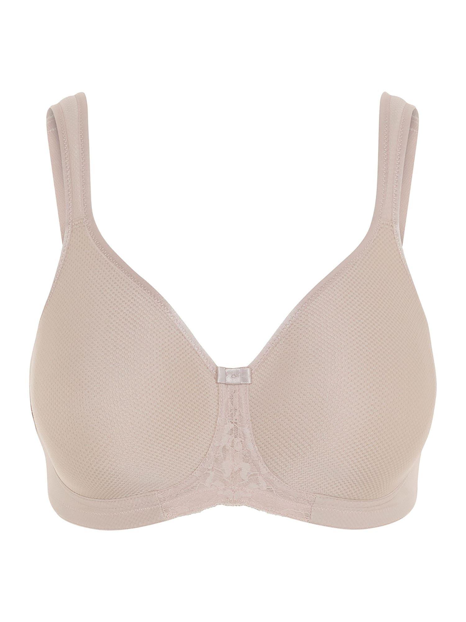 Bügelloser BH SUSA "BH ohne Bügel Porto", Damen, Gr. 85, Cup D, beige (sand), Stoff, Obermaterial: 43% Polyester PES. 41% Polyamid PA. 16% Elasthan EL., BHs Bügelloser BH
