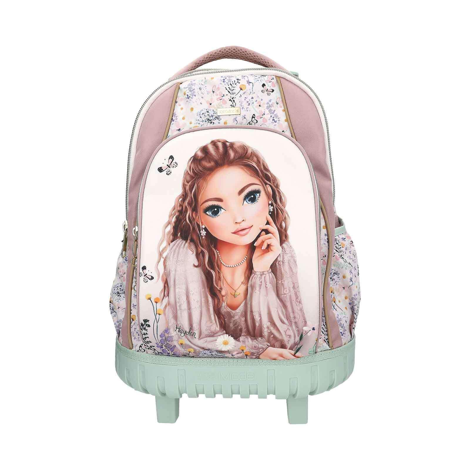 Rucksack DEPESCHE "Schulrucksack Trolley SUMMER FEELING TOPModel 25 x 34 x 52 cm bunt", Jungen, bunt, Polyester, Rucksäcke Rucksack