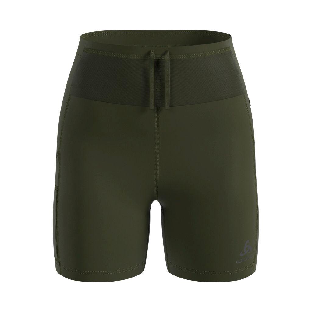 Odlo Damen X-ALP Trail Cargo Tights short braun