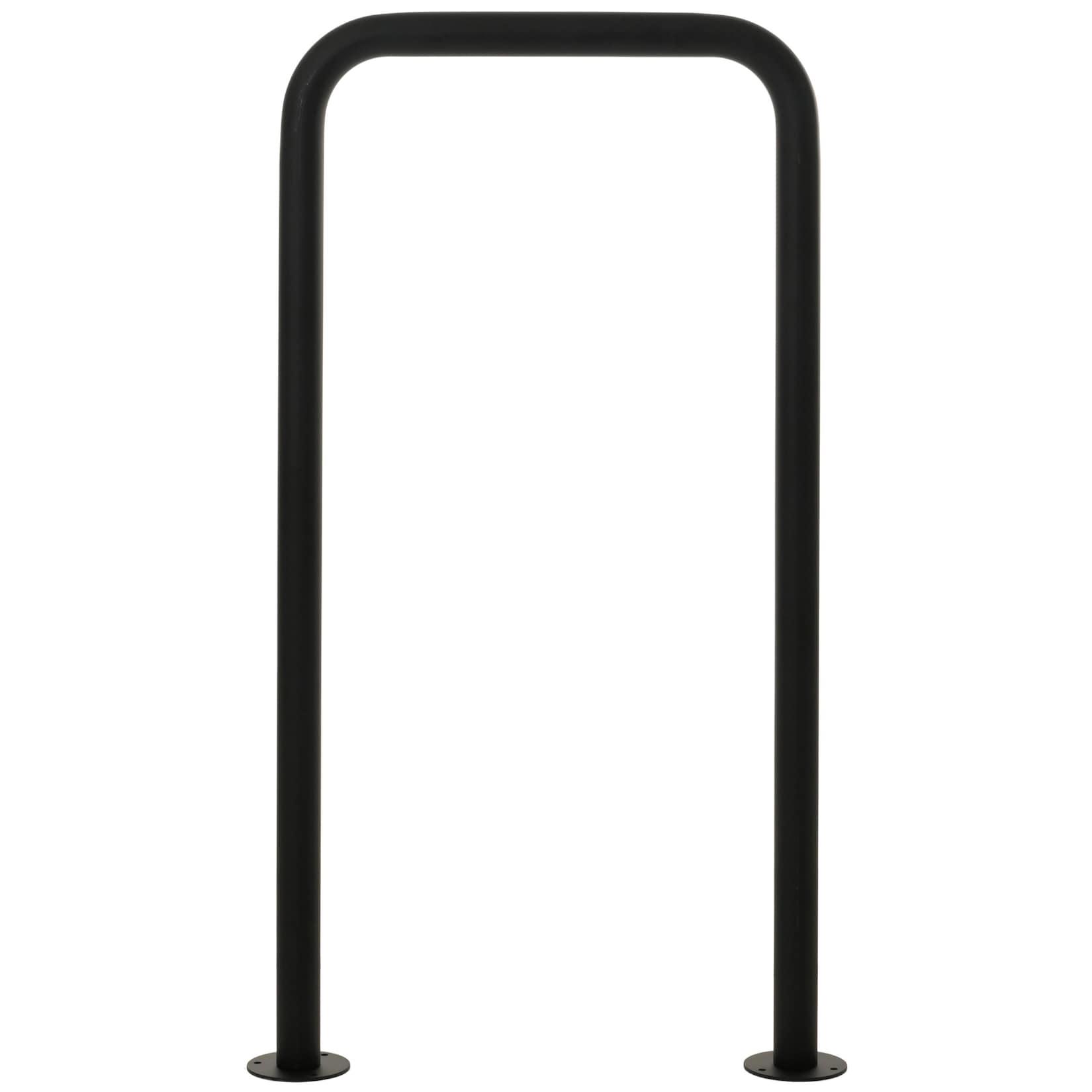 Durchgangssperre MCW-N42, Sperre Bügel Absperrpfosten Absperrung Durchfahrtsperre, Stahl pulverbeschichtet 120x70x12cm