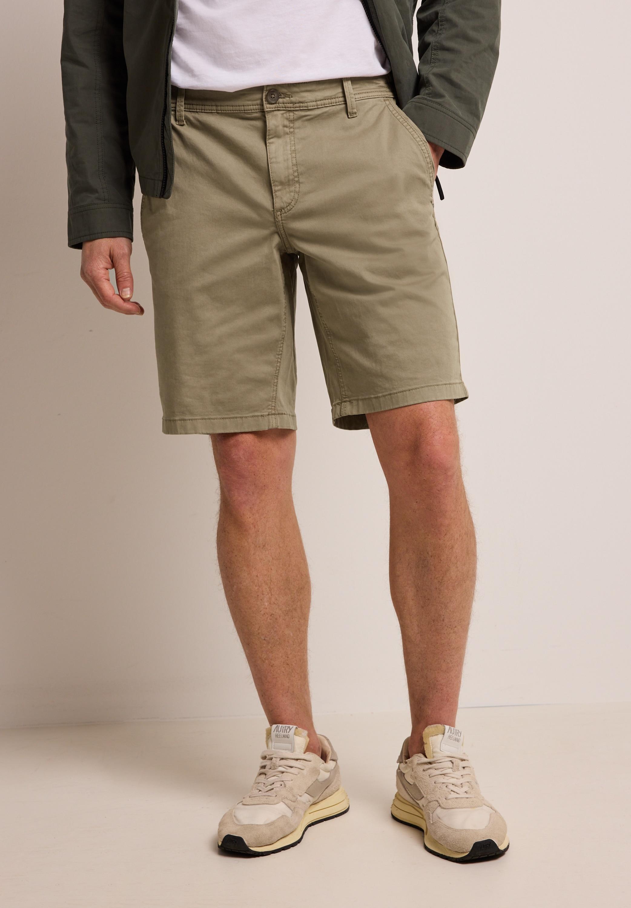 Shorts Street One Men, Herren, Gr. 31, Warm Sand, Web, 98% Baumwolle, 2% Elasthan, Unifarben, Regular Fit Kurz, Hosen Shorts, Aus Baumwolle Mit Stretchanteil