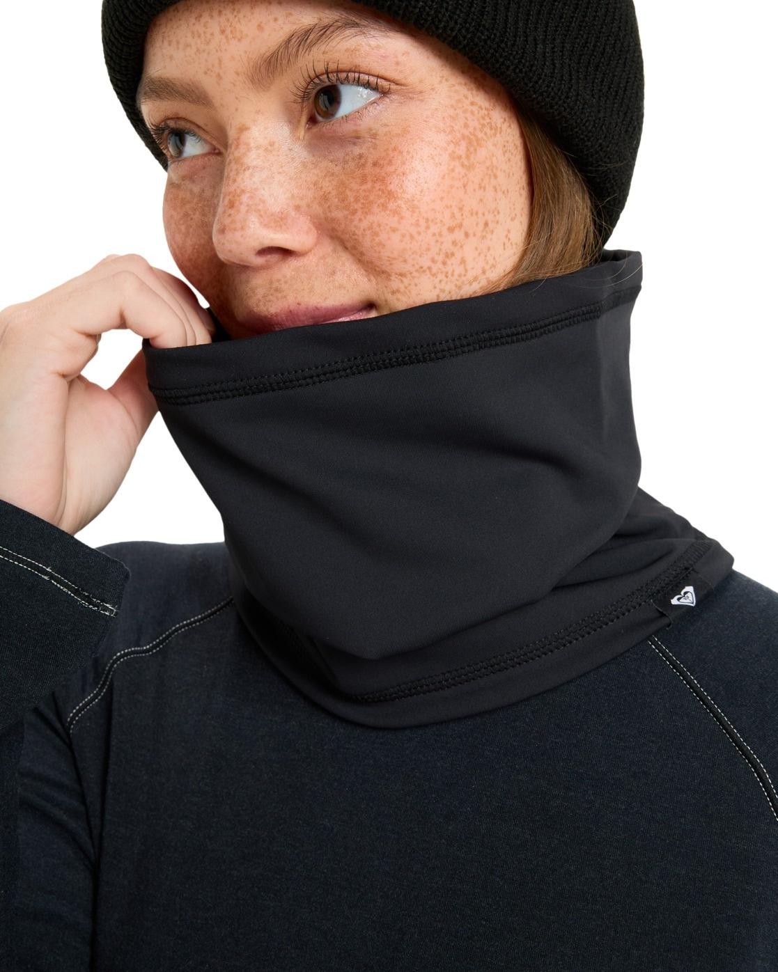 Multifunktionstuch Roxy "Lana Collar", Damen, Schwarz, Obermaterial: 77% Microfaser, 23% Elasthan;, ModetüCher Multifunktionstuch