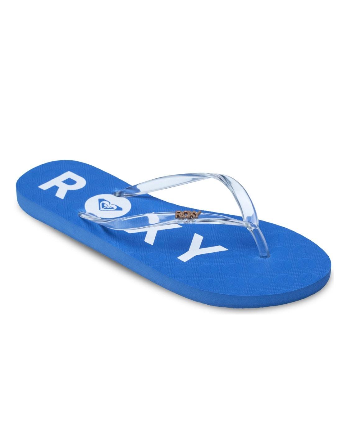 Badezehentrenner ROXY "Viva Jelly", Damen, Gr. 8(38), dutch blau, Obermaterial:Obermaterial: 98% Synthetikmaterial, 2% Metall / Futter: 100% Synthetikmaterial / Außensohle: 100% Moosgummi;, Schuhe Badezehentrenner