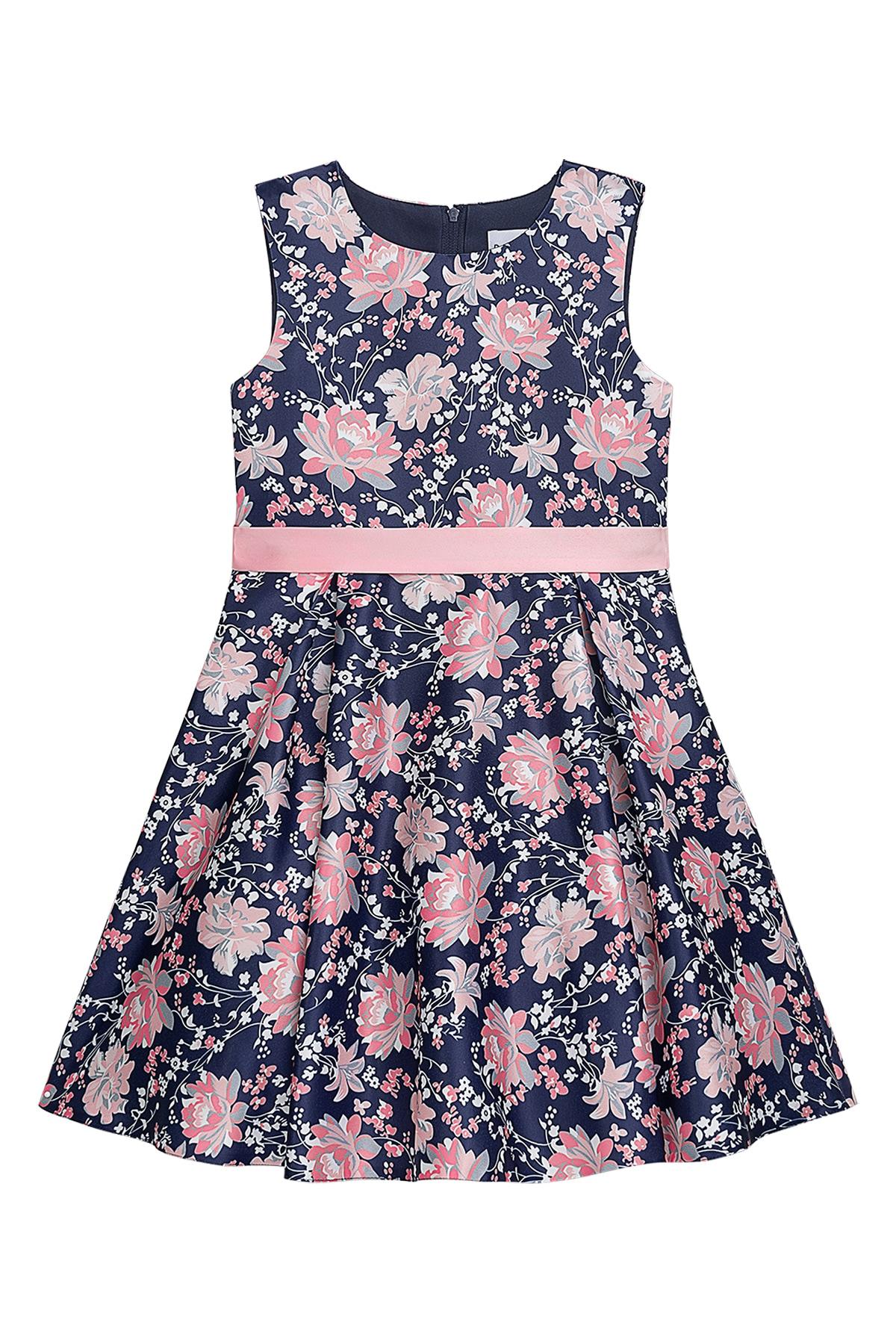 Partykleid DANAMADE "DANAMADE Dresses Mädchenkleid", Mädchen, Gr. 140, EURO, navy, Obermaterial: 100% Polyester. Futter: 100% Polyester, Kleider Partykleid