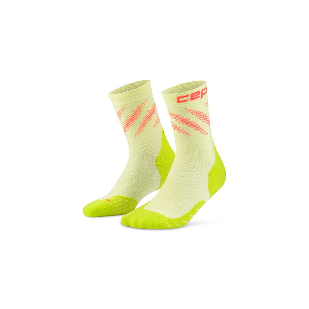 Cep Damen Core Run Edt. Elliptic Mid Cut Socks grün