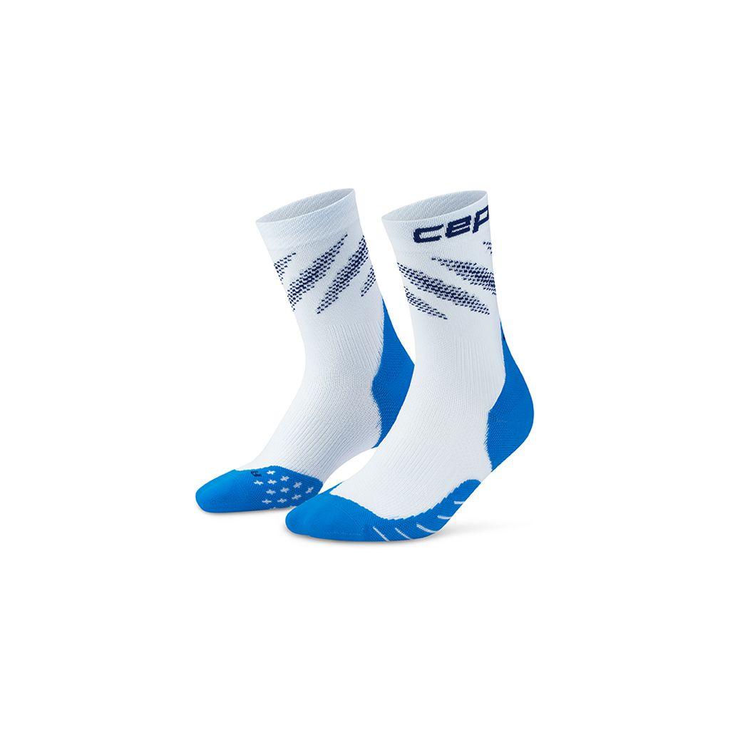 Cep Herren Core Run Edt. Elliptic Mid Cut Socks blau