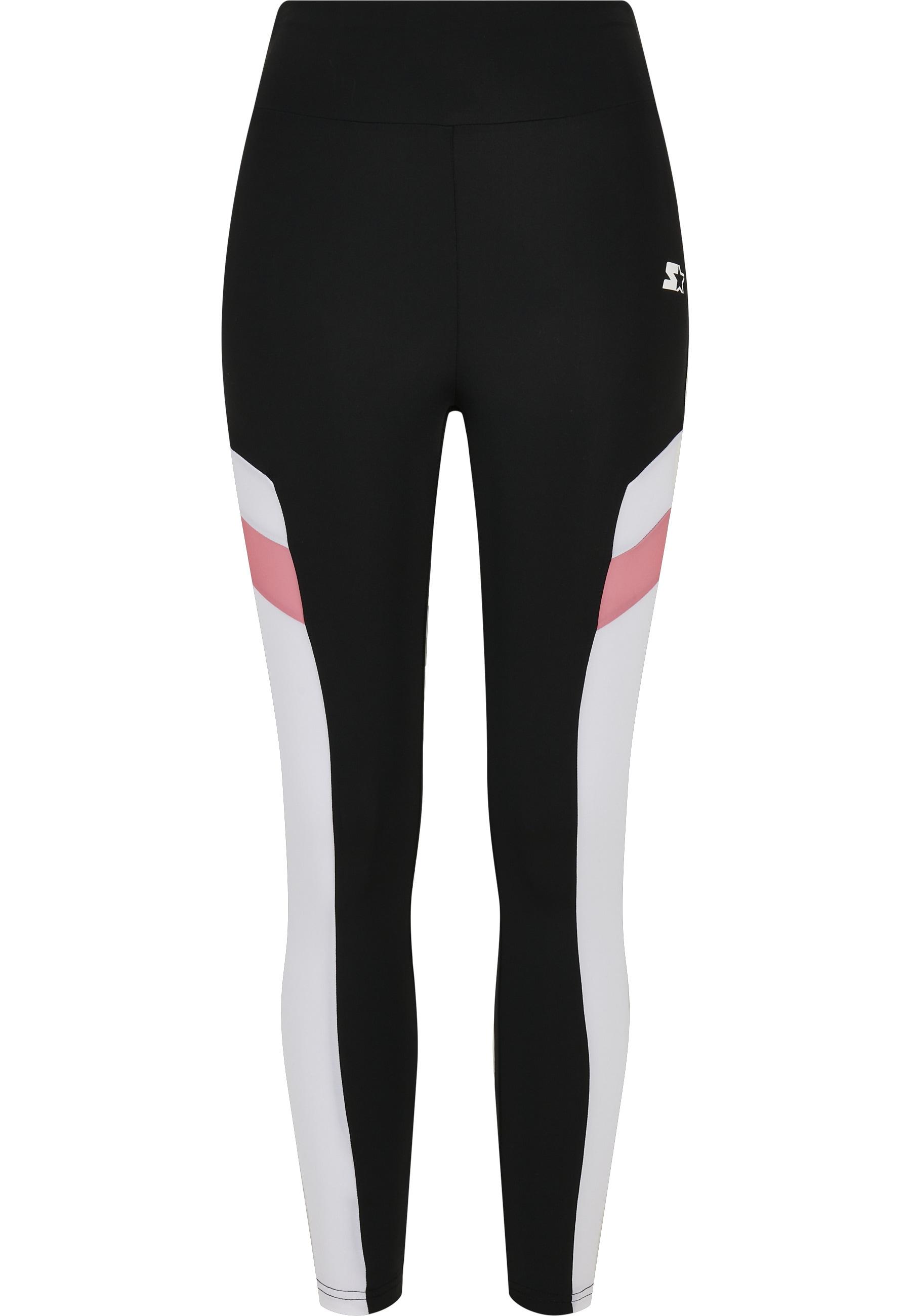 Leggings Starter Black Label "Starter Black Label Damen", Damen, Gr. Xl, Us-GrößEn, Schwarz, Weiß, Pinkgrapefruit, 80% Polyamid, 20% Elasthan, Unifarben, Slim Fit, Hosen Leggings