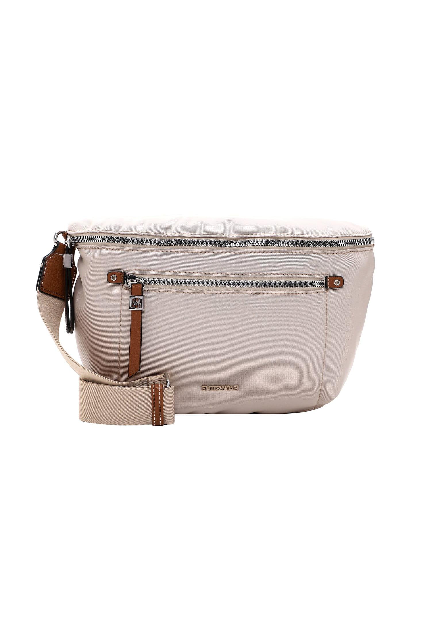 UmhäNgetasche Emily & Noah "UmhäNgetasche E&N Esther", Damen, Gr. B/H/T: 29Cm X 26Cm X 4Cm 0, Beige (Beige 400), Polyester, Taschen UmhäNgetasche