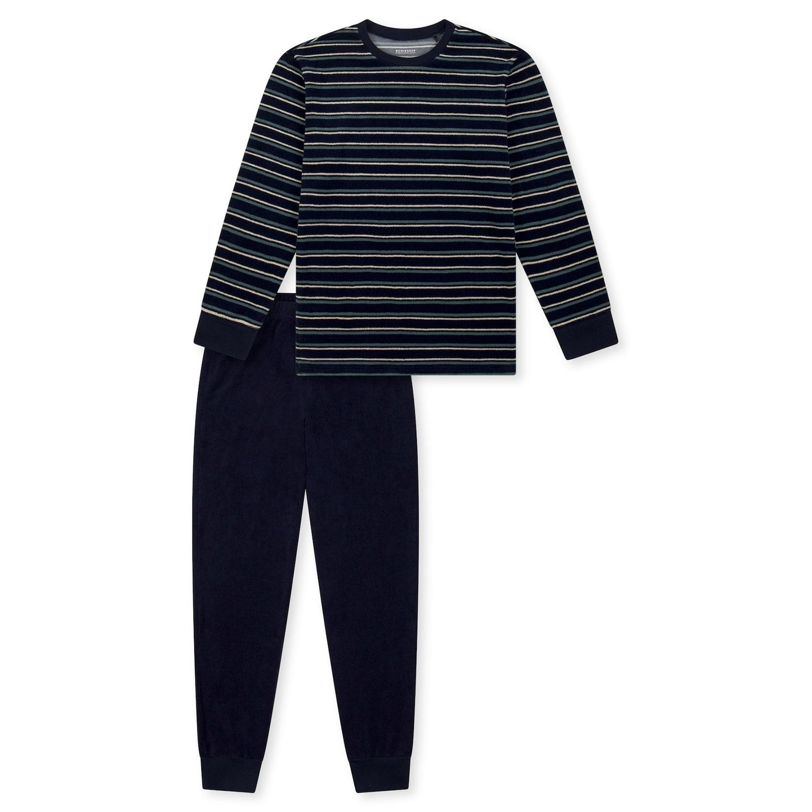 Schiesser Pyjama lang Frottee Jungen Pyjama