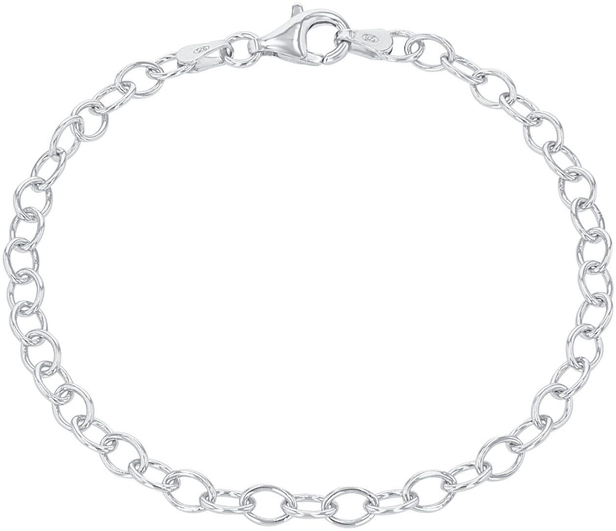 Charm-Armband Amor "2038572, 2038574", Silber (Silberfarben), ArmbäNder, Damen, 19Cm, Silber 925 (Sterlingsilber), Charm-Armband