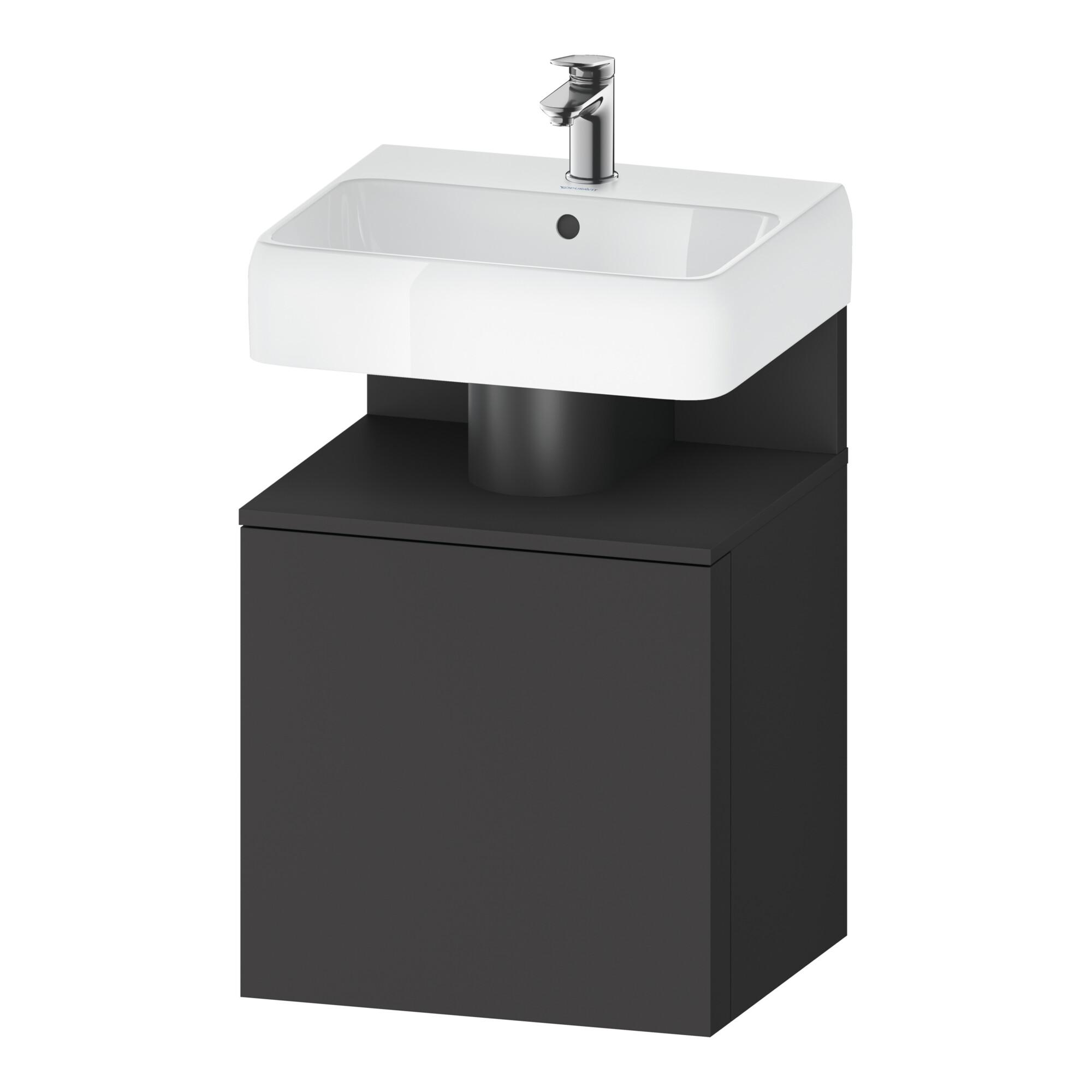 Duravit Waschtischunterschrank Qatego 49X42X64,5Cm, 1 T., T. Re, Graphit Matt (QA4077R49490000)