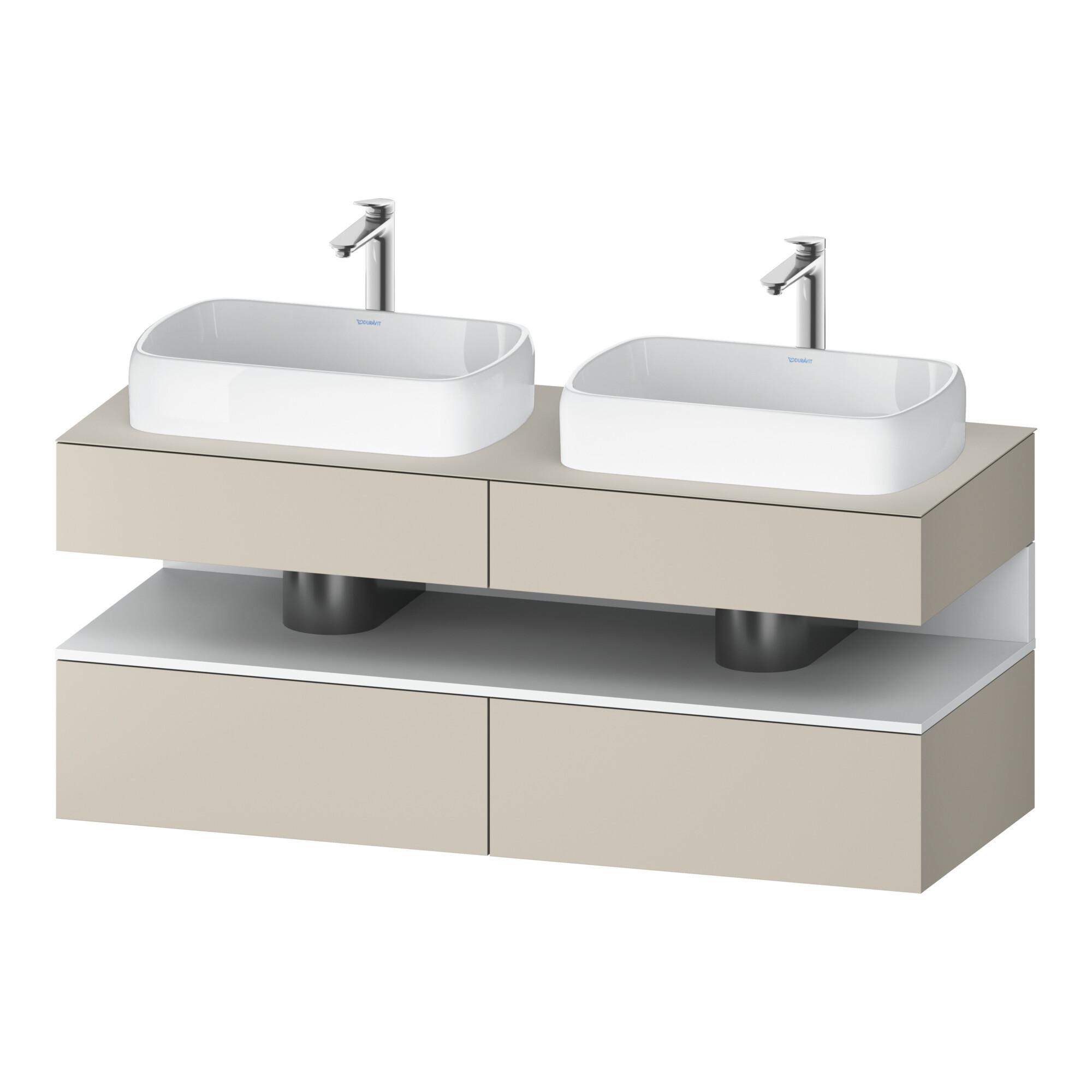 Duravit Waschtischunterschrank Qatego 140X55X60Cm, W M/Ta M, Pl, Beck. Beids. (QA4767018830000)