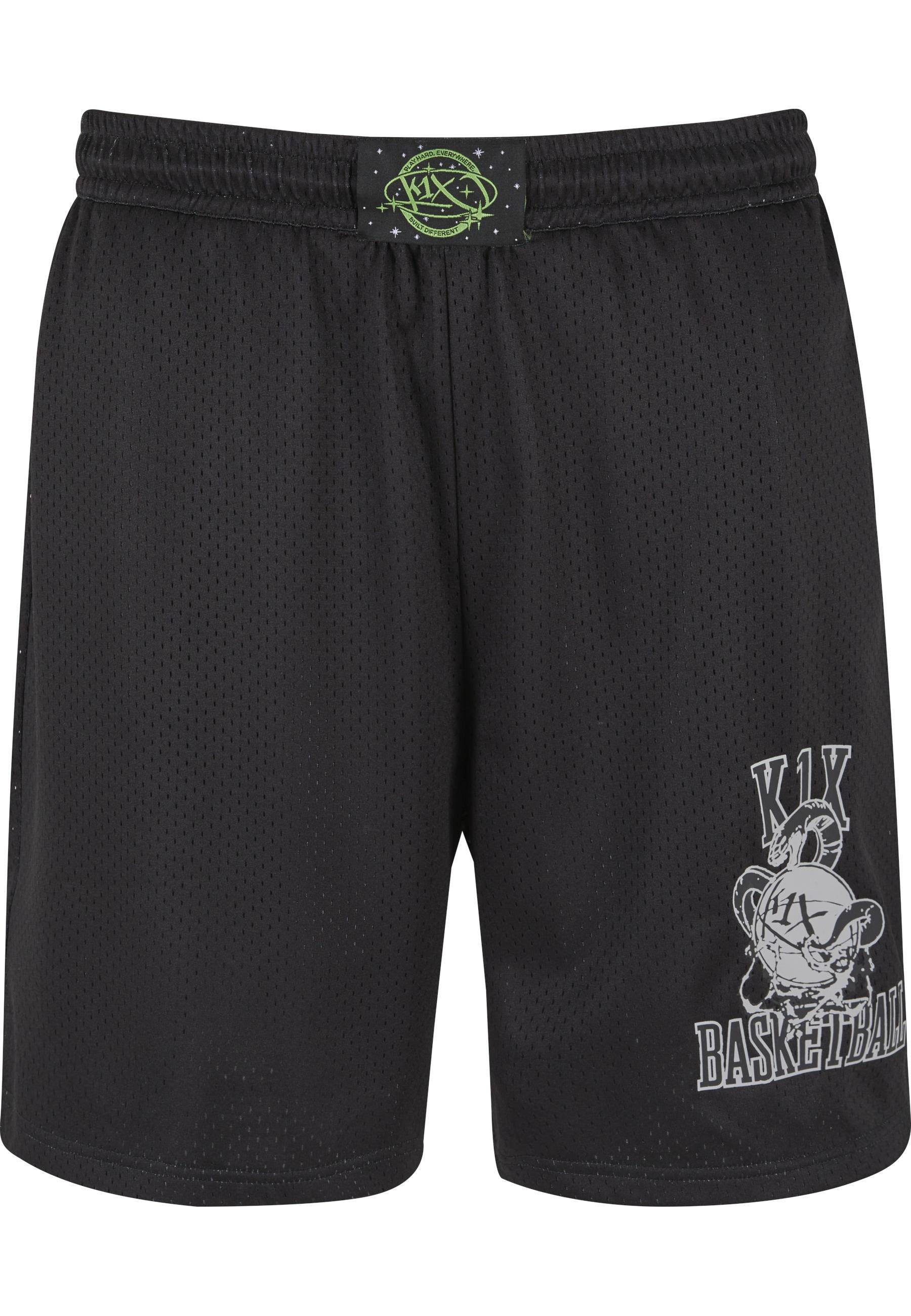 Shorts K1X "K1X Herren KXM243-027-1 K1X Serpent Mesh Short", Herren, Gr. Xs, Us-GrößEn, Schwarz, 100% Polyester, Loose Fit, Hosen Shorts