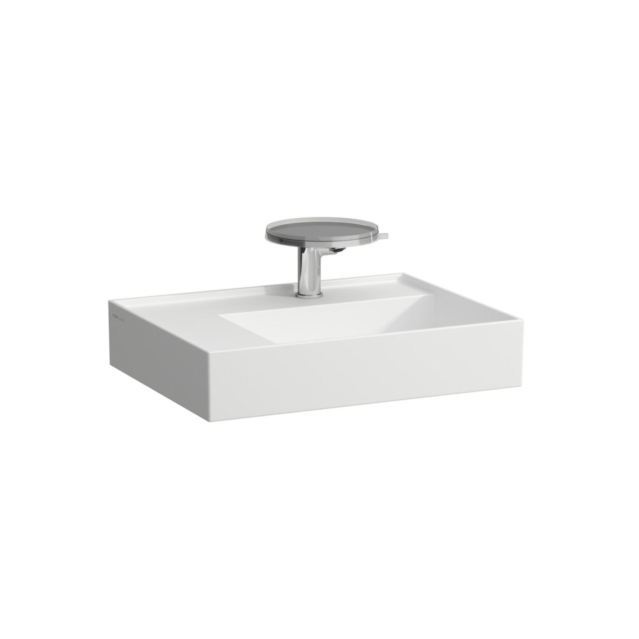 Laufen Waschtisch Kartell · Laufen 600X460, 2 HahnlöCher, Weiß Matt, 81033.5, 8103357578151 H8103357578151