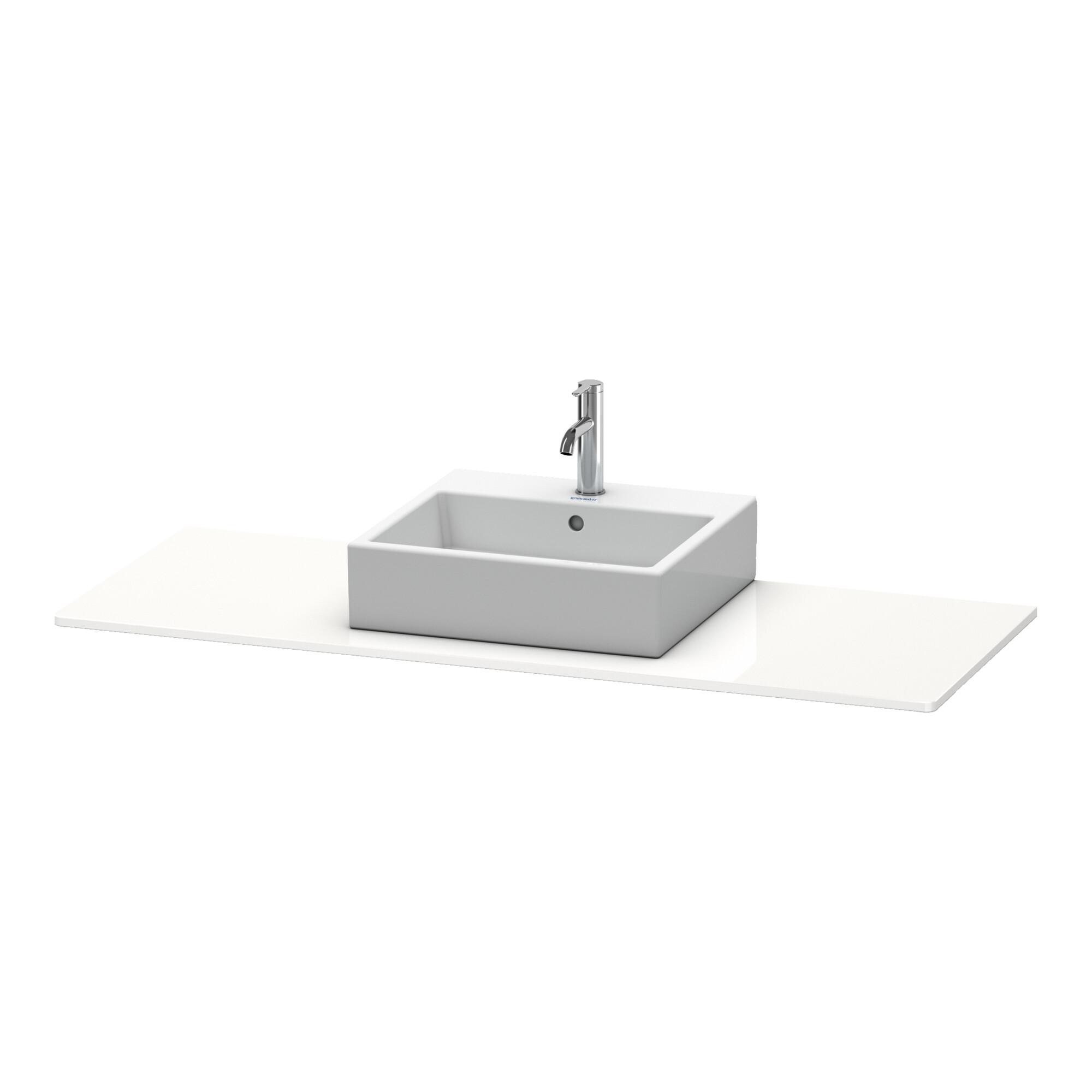 Duravit Konsole Xsquare 140X55X1,6Cm, M 1 As, As L, Flan. Gr Hgl (XS060GL8989)