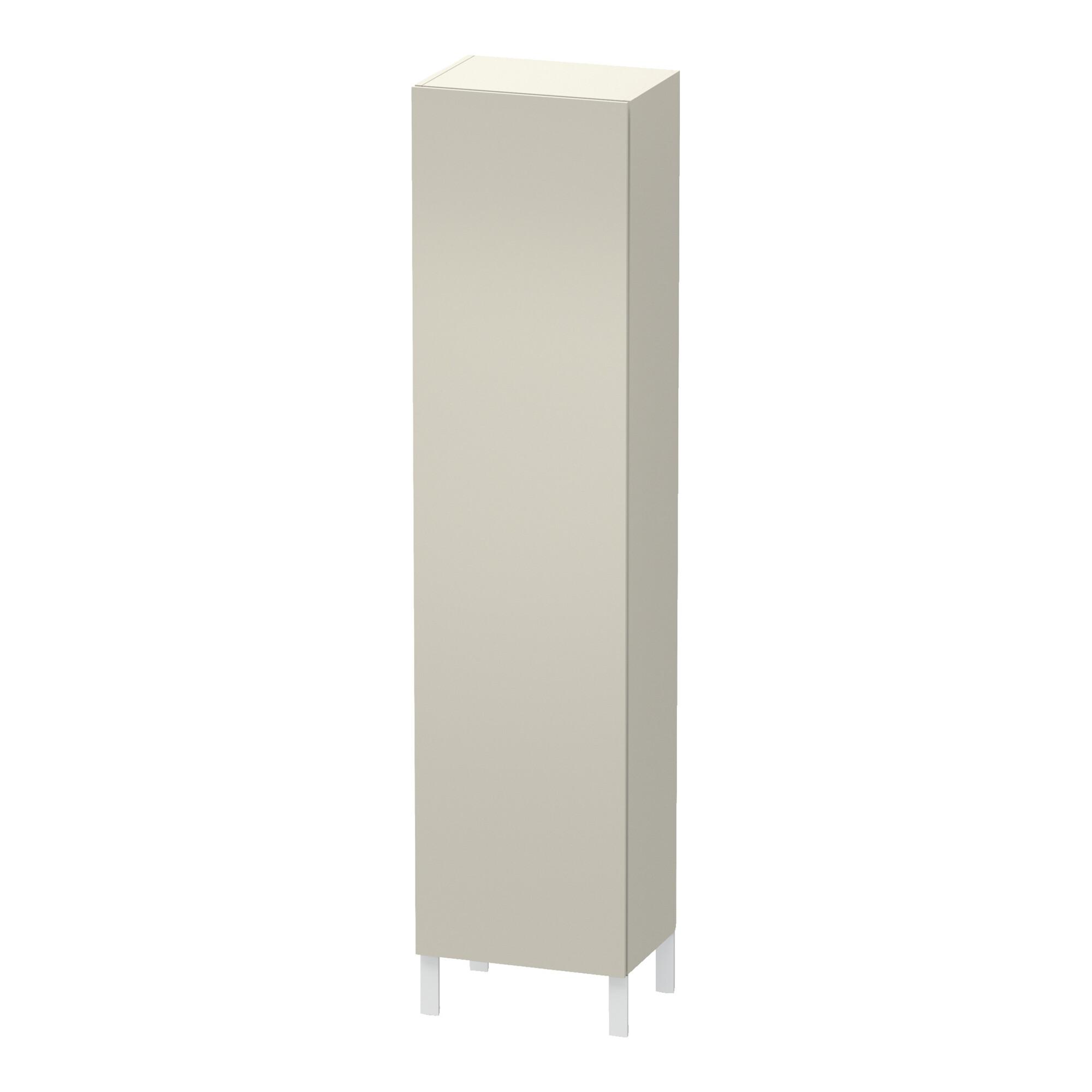 Duravit Hochschrank L-Cube Individual, TüR Links, Taupe Supermatt (LC1191L8383)