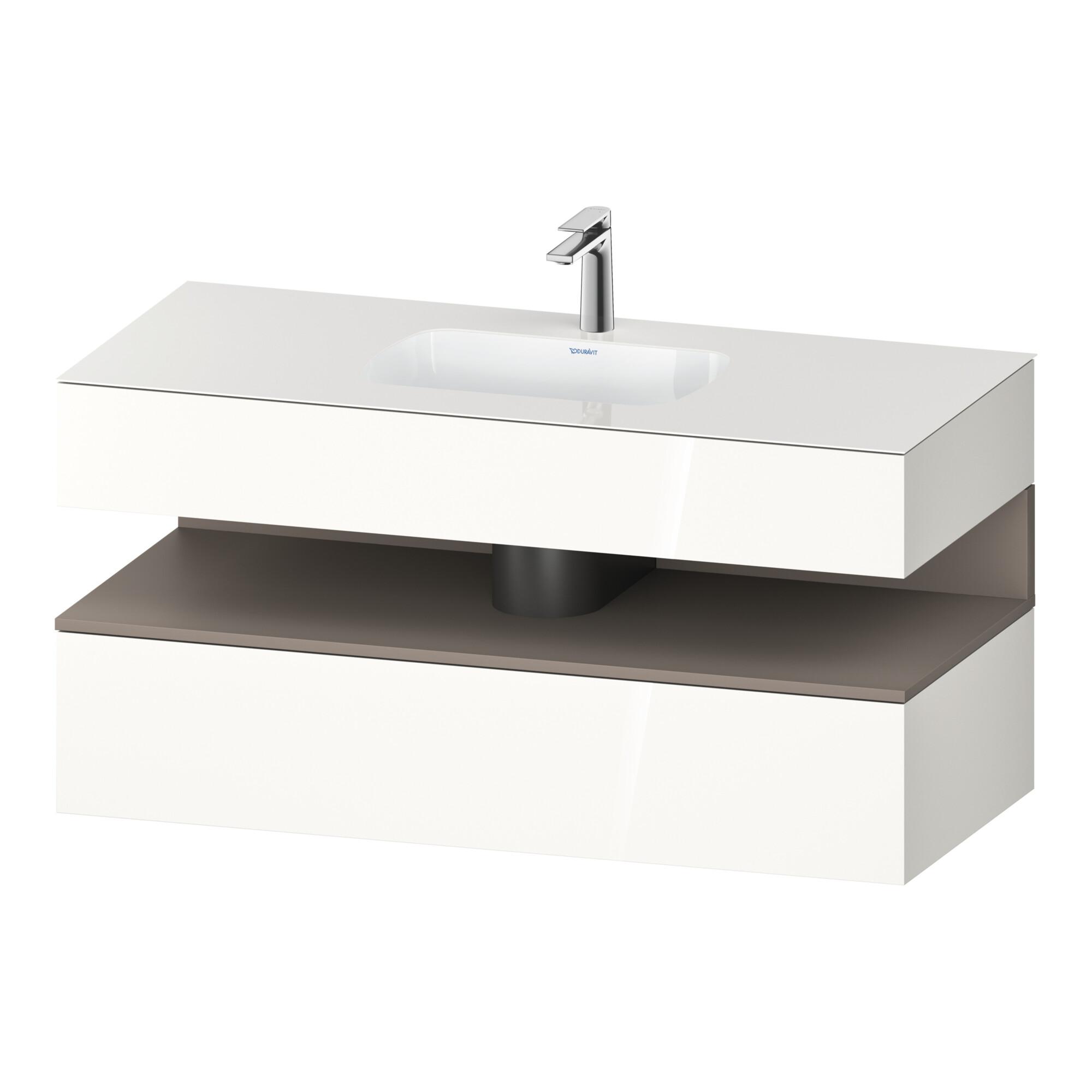 Duravit Einbauwaschtisch-MöBel-Set Qatego 120X55X60Cm, Ba M/We G, Kon-Wtu, B (QA4787043220010)