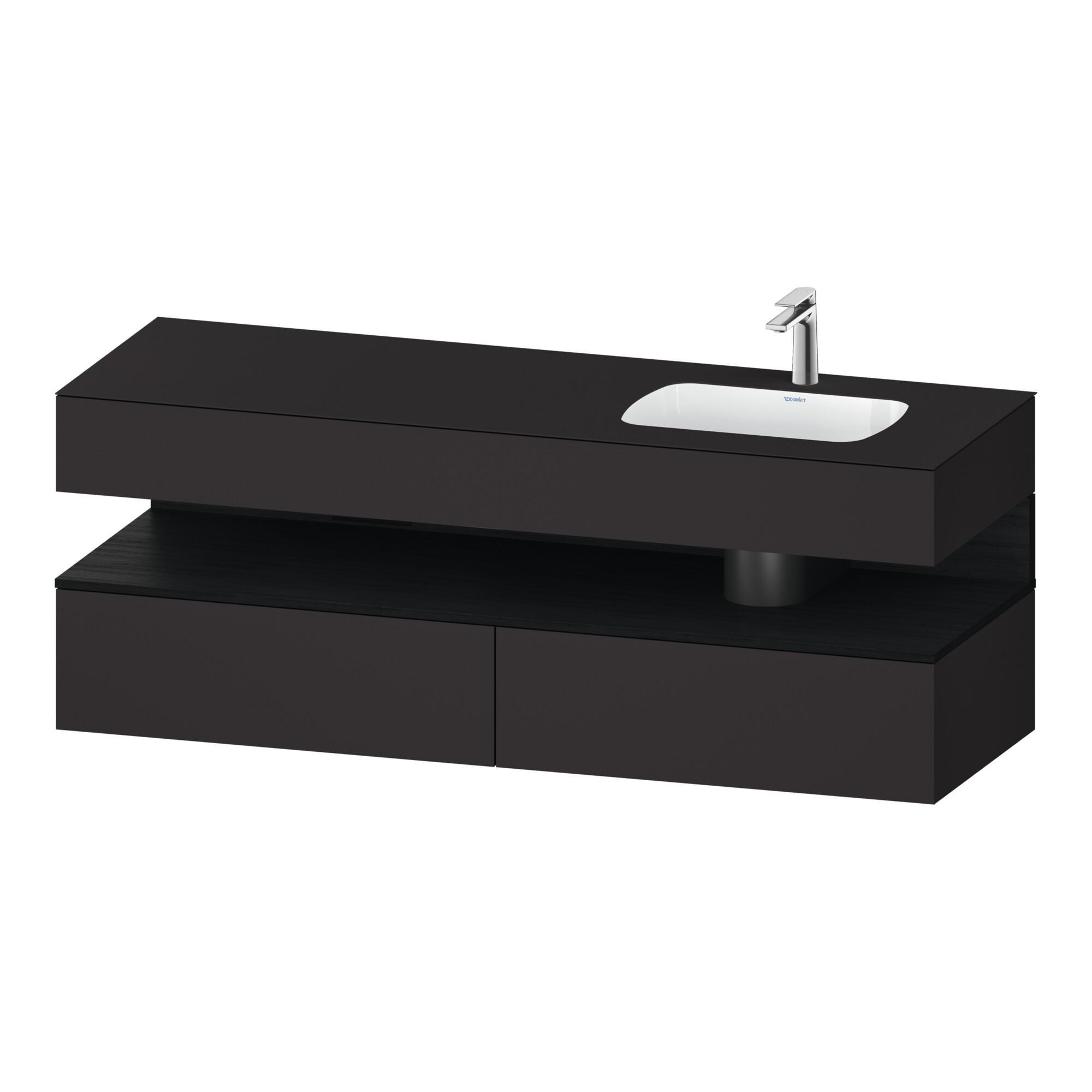 Duravit Einbauwaschtisch-MöBel-Set Qatego 160X50X60Cm, Kon-Wtu, B, B R, E Sw/Gra M (QA4796016800010)