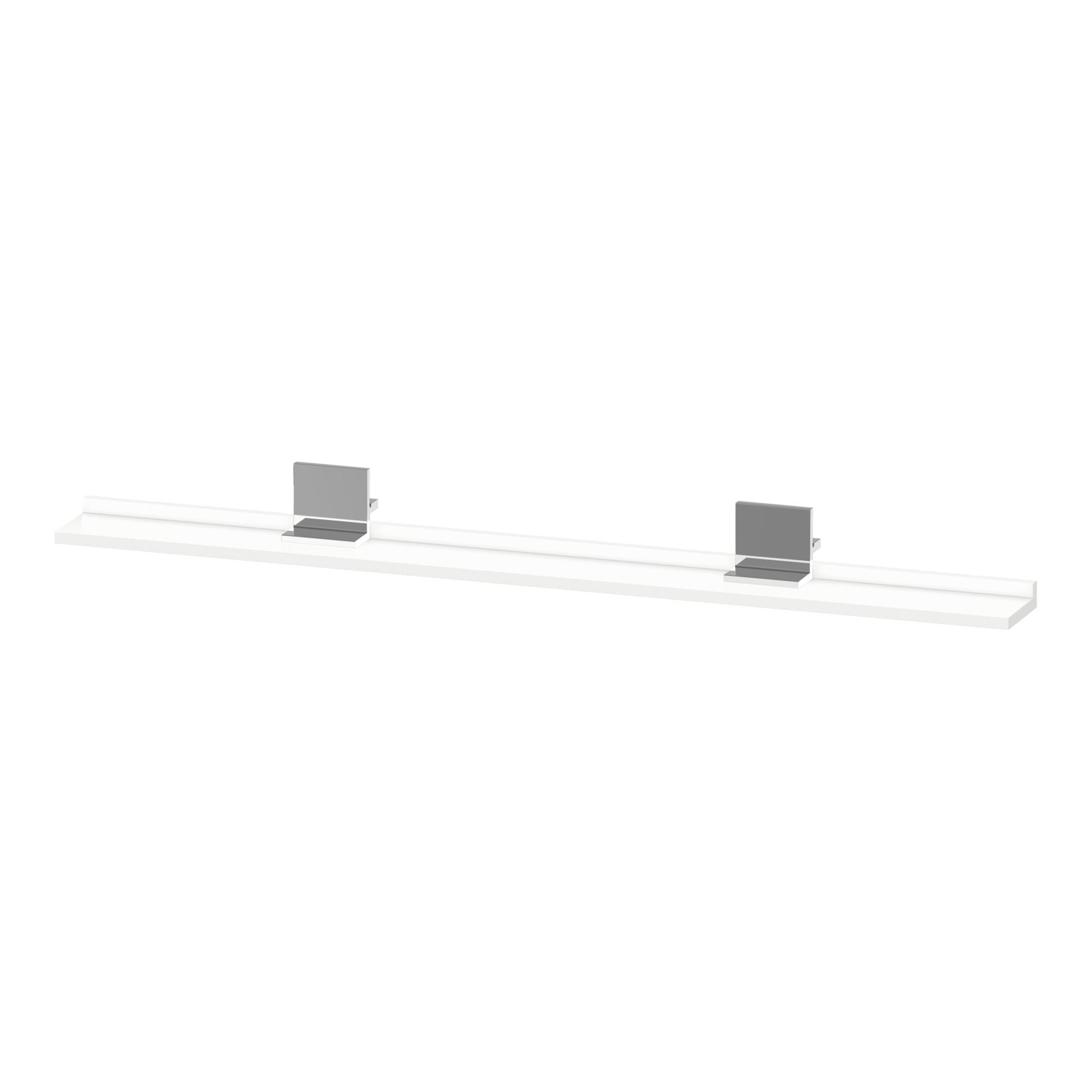 Duravit Spiegel-Ablage Sivida 133X65X3,6Mm, Weiß Matt, Montiert, Chrom (SV7435010180000)