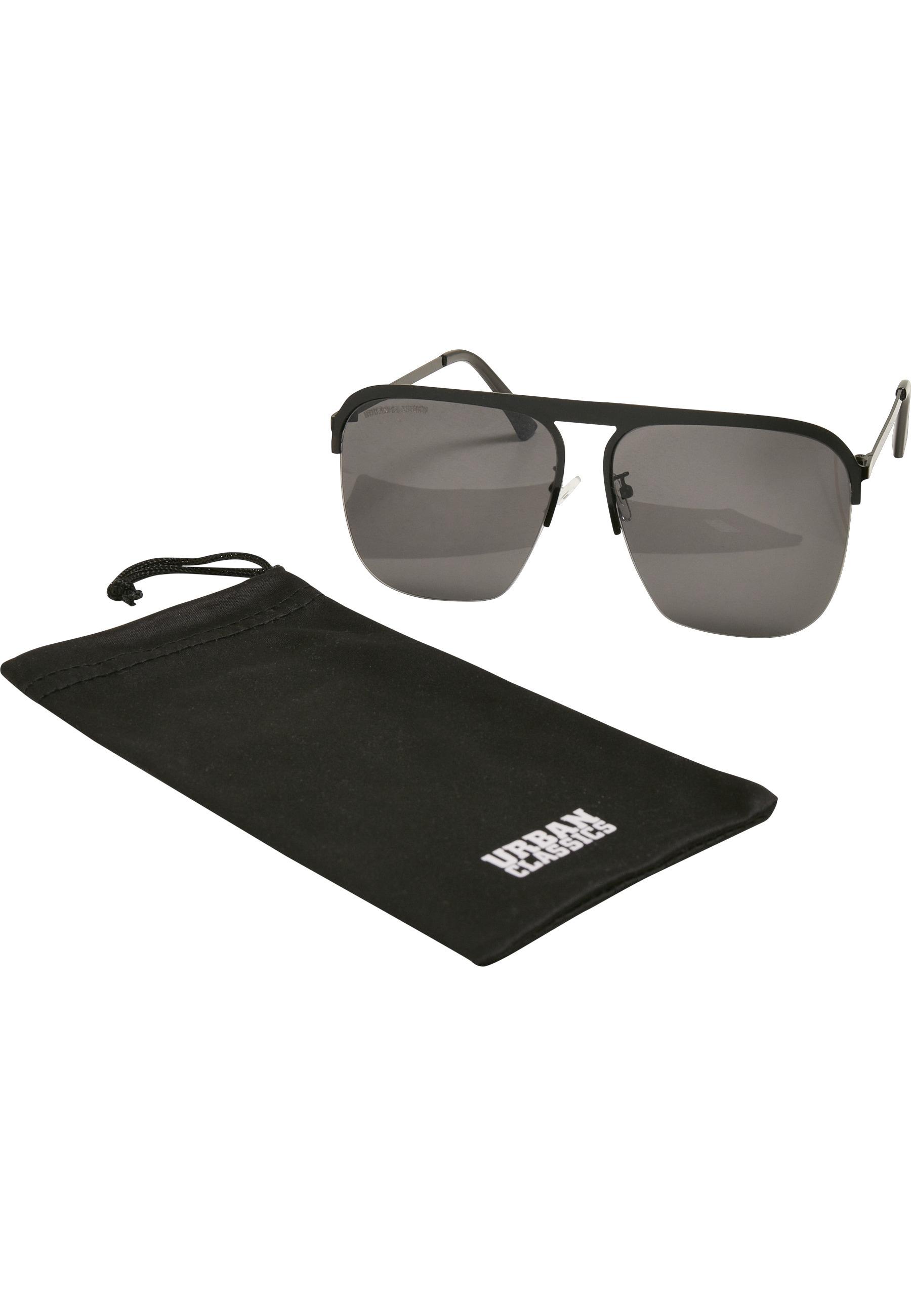 Sonnenbrille Urban Classics "Urban Classics Unisex Sunglasses Carolina", Damen, Schwarz, Schwarz, Sonnenbrillen Sonnenbrille