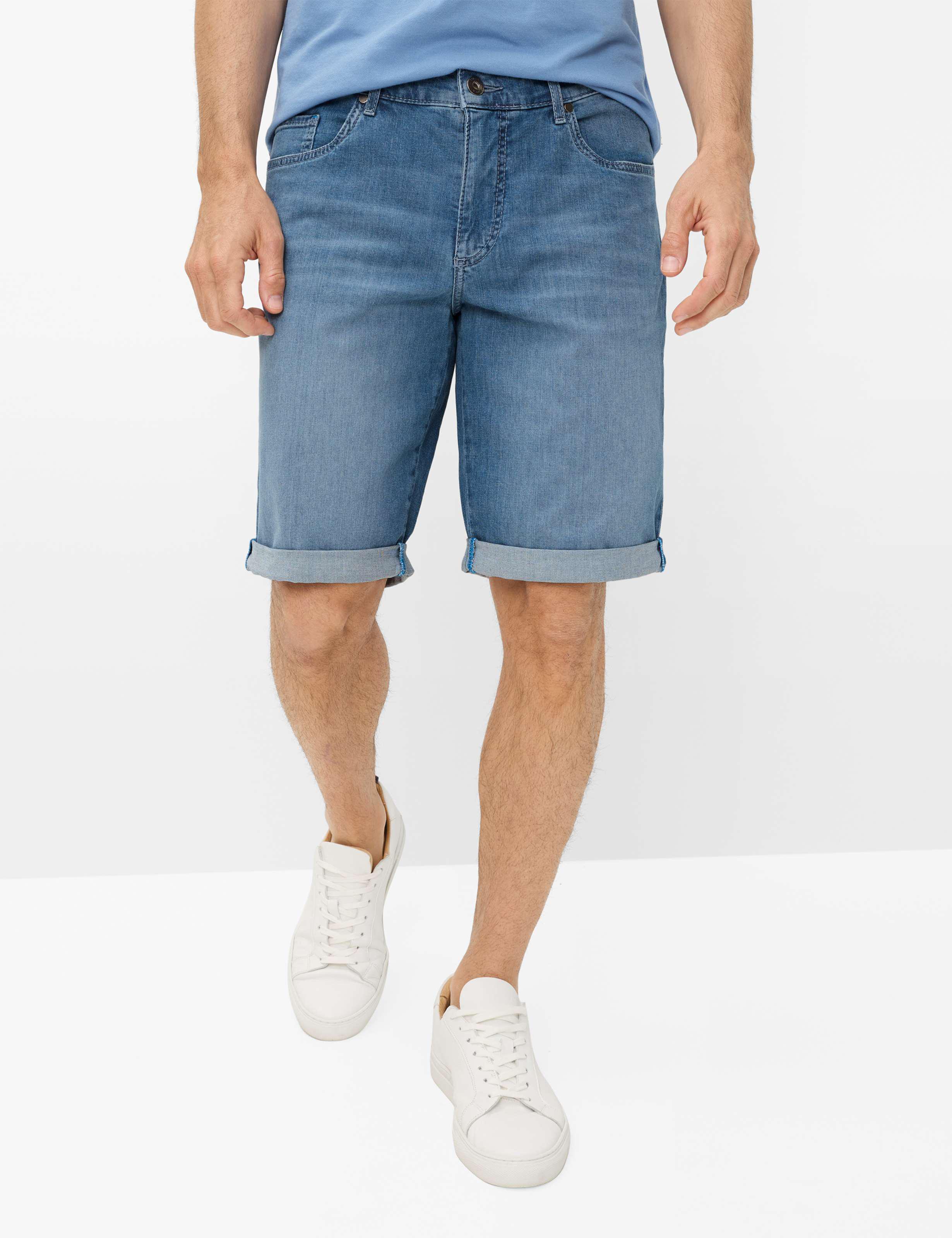 Eurex Herren Bermuda Style Brad Bleached, Denim Hellblau, Gr. 24U