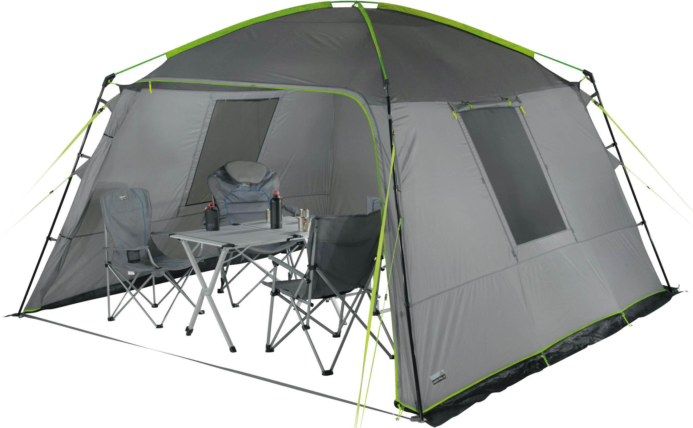 Pavillon HIGH PEAK "Cabana, 3,5x3,5m", grau, Pavillons, Pavillon